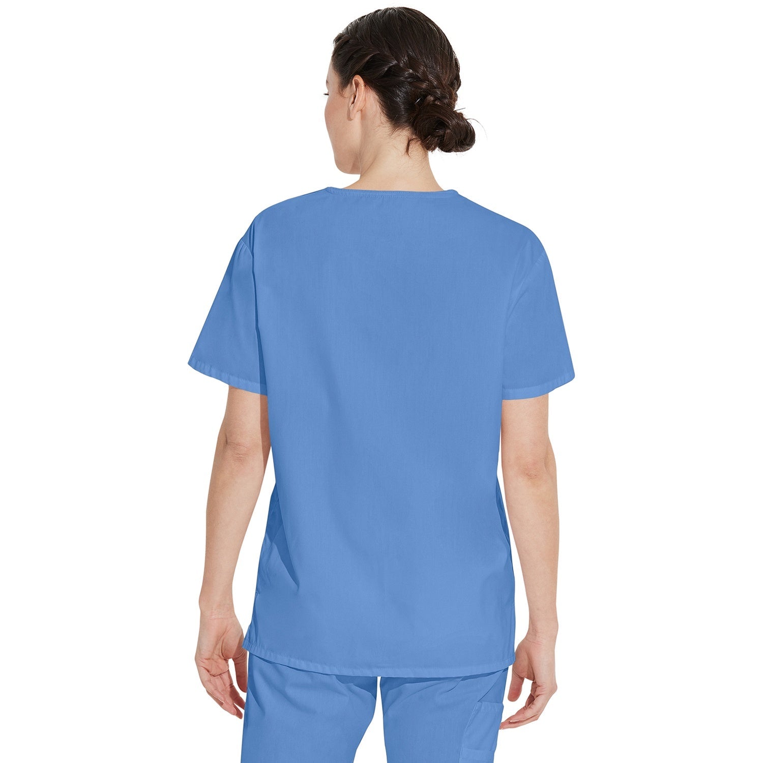 Unisex EDS Signature Tuckable V-Neck Scrub Top - Image 2