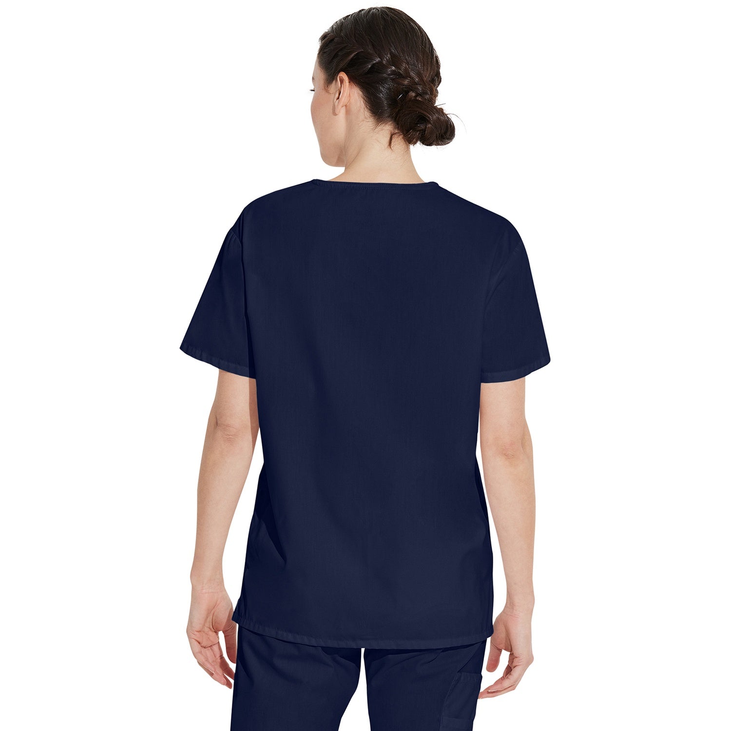 Unisex EDS Signature Tuckable V-Neck Scrub Top - Image 2