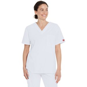 Unisex EDS Signature Tuckable V-Neck Scrub Top