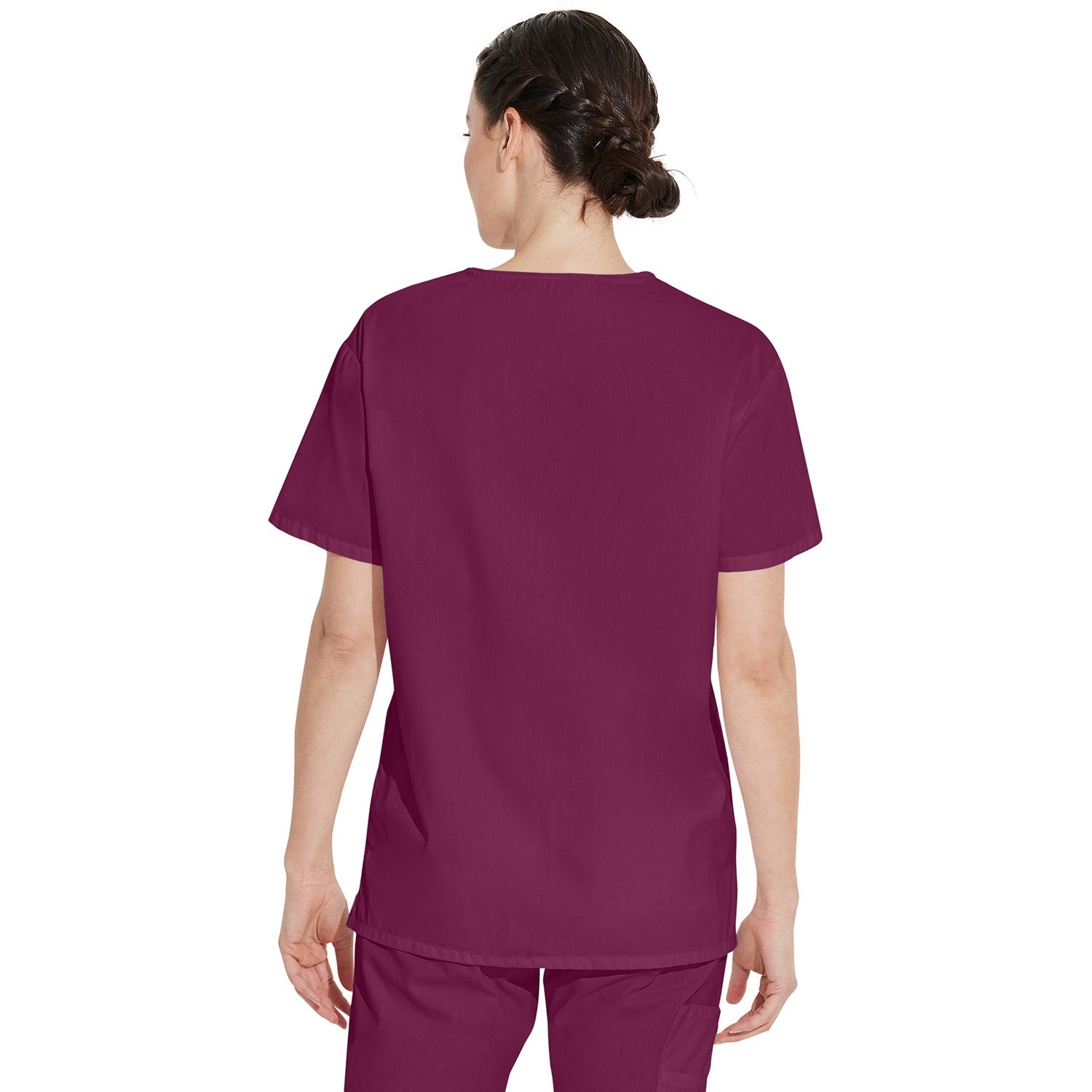 Unisex EDS Signature Tuckable V-Neck Scrub Top - Image 2