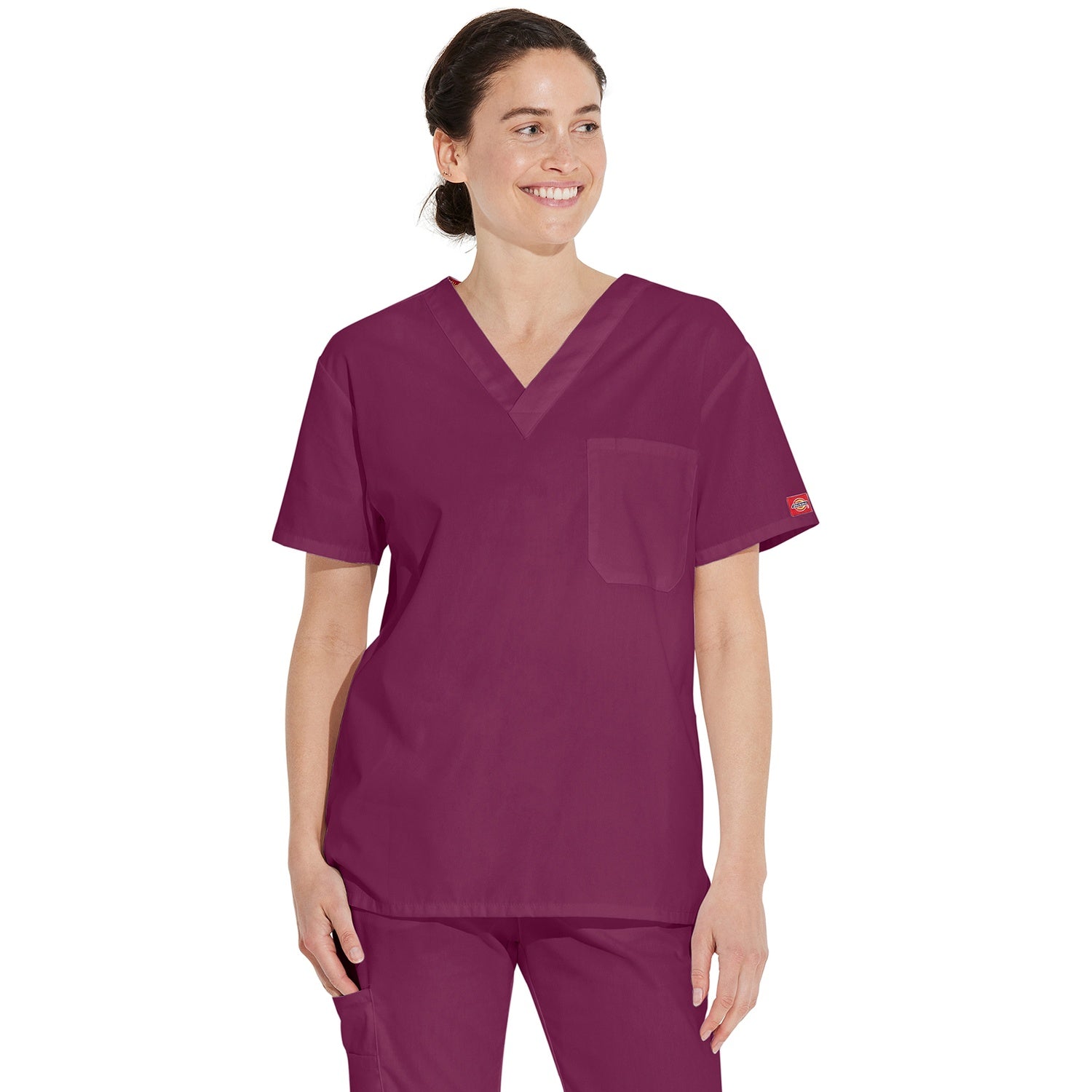 Unisex EDS Signature Tuckable V-Neck Scrub Top