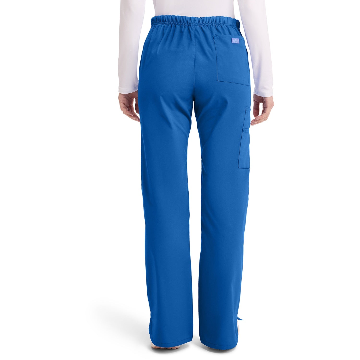 Women's EDS Signature Mid Rise Drawstring Cargo Scrub Pant - Image 2