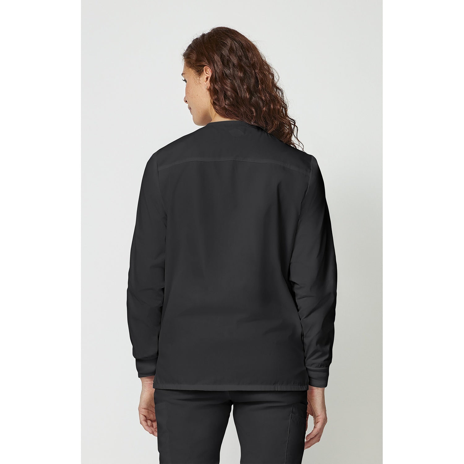 Women's EDS Signature Snap Front Warm-Up Scrub Jacket - Image 2