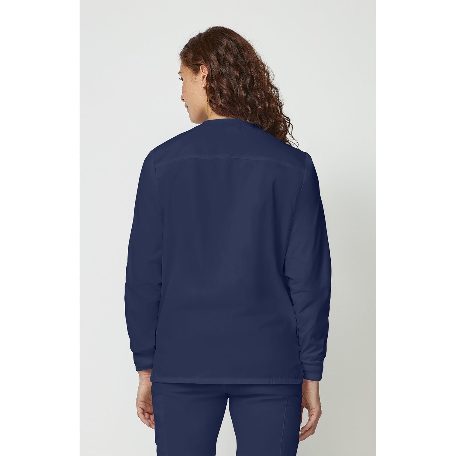 Women's EDS Signature Snap Front Warm-Up Scrub Jacket - Image 2