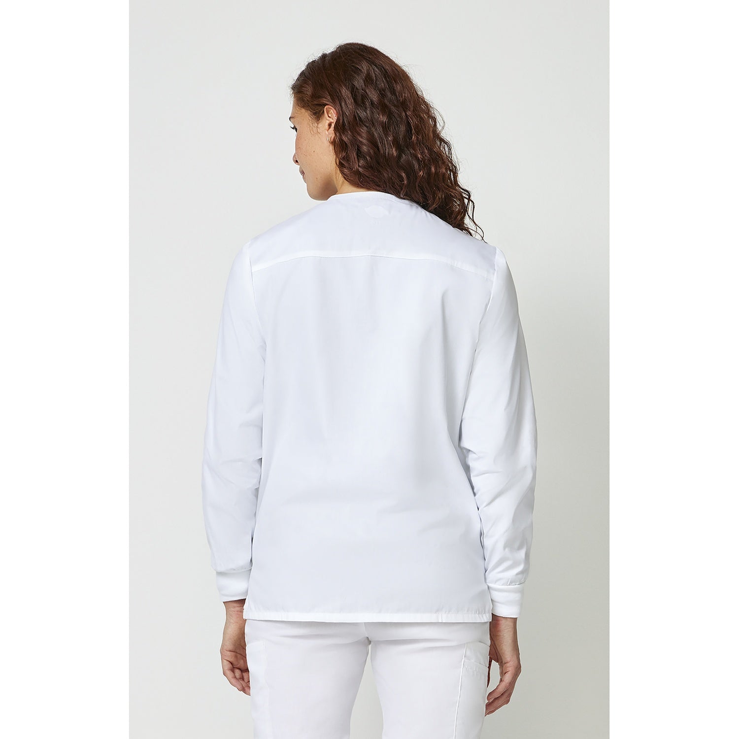 Women's EDS Signature Snap Front Warm-Up Scrub Jacket - Image 2