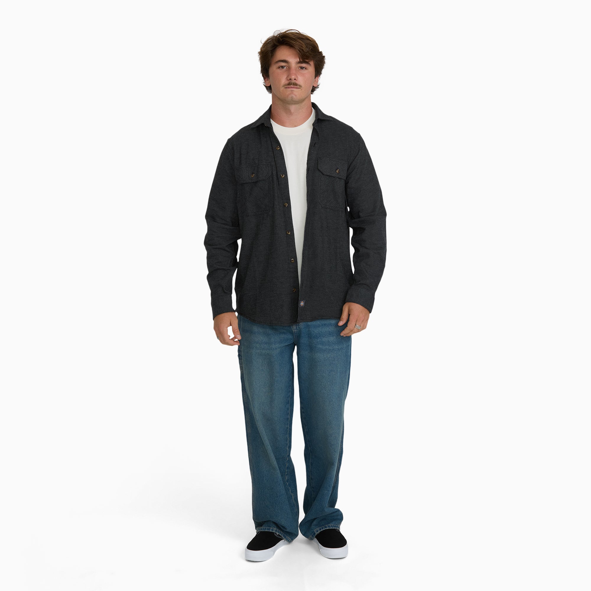 Long Sleeve Flannel Work Shirt - Image 4