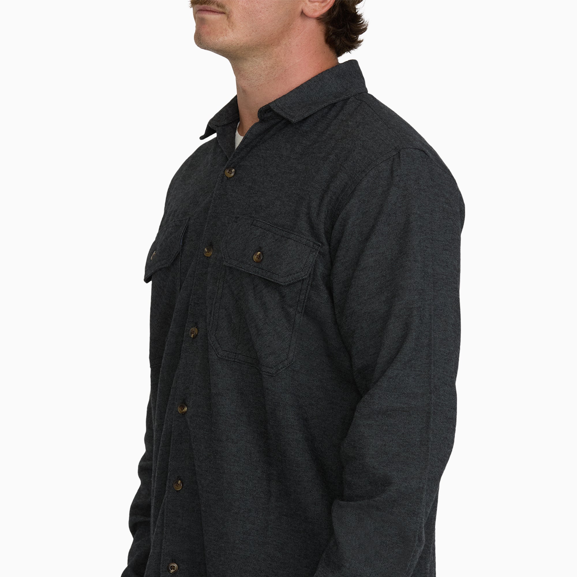 Long Sleeve Flannel Work Shirt - Image 5