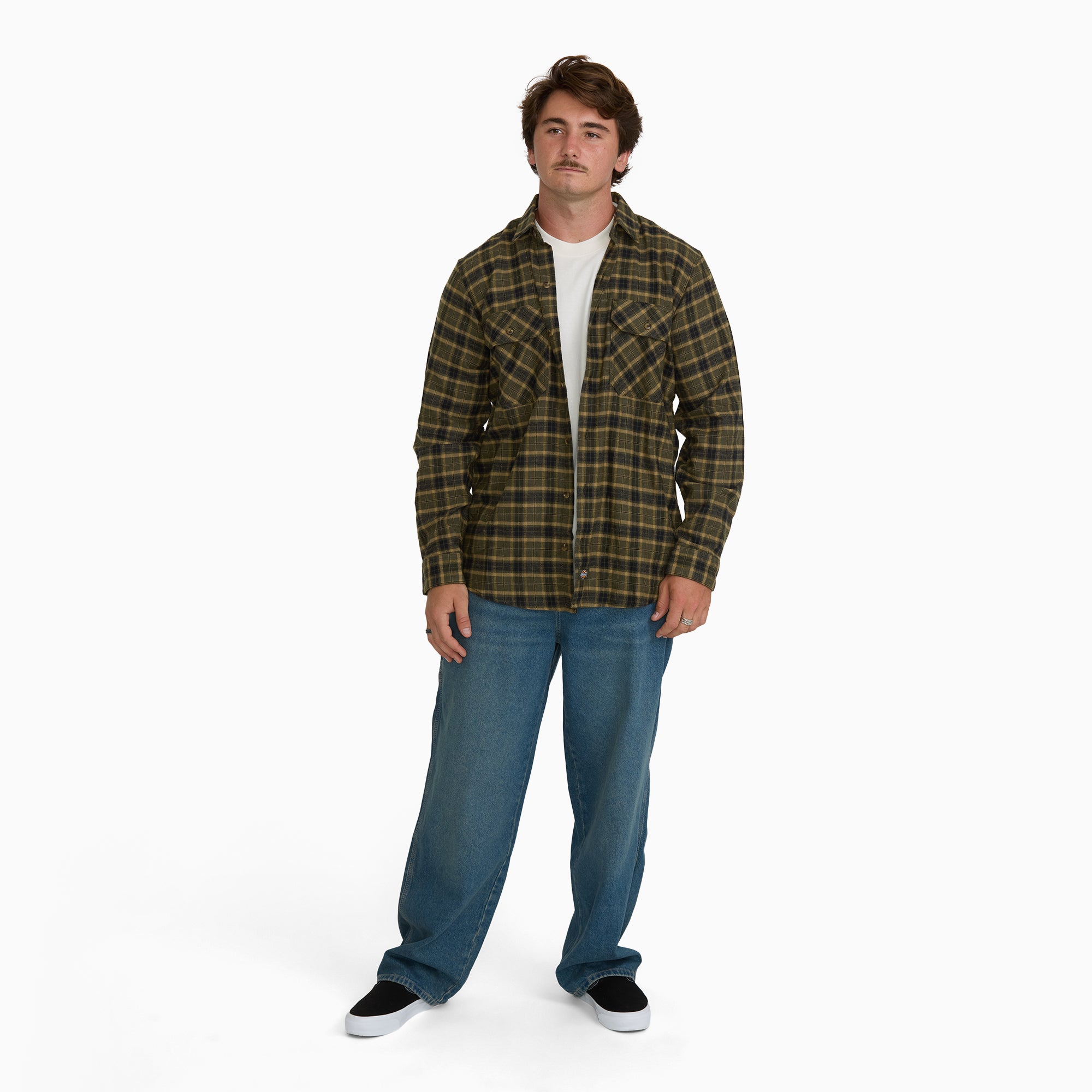 Long Sleeve Flannel Work Shirt - Image 4
