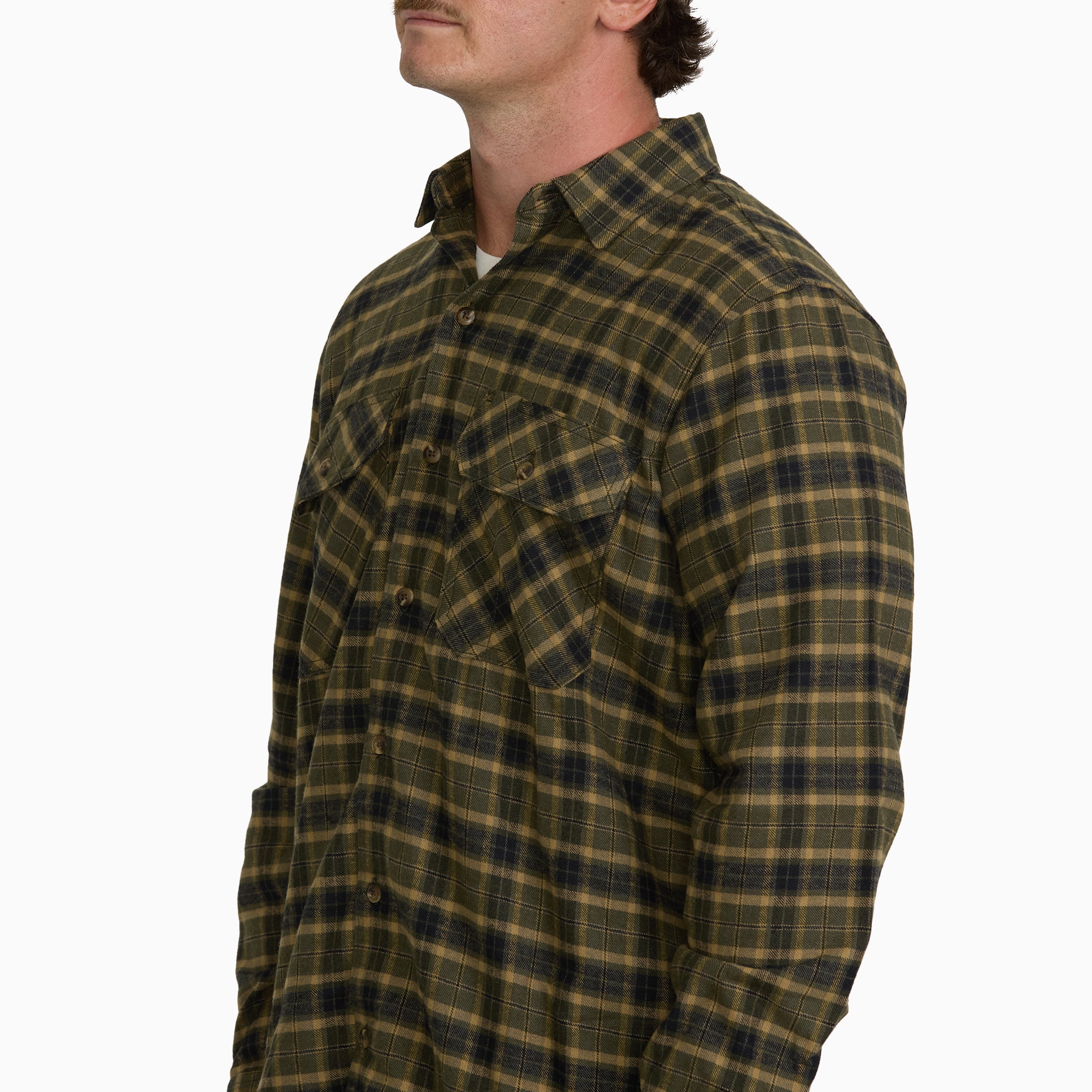 Long Sleeve Flannel Work Shirt - Image 5
