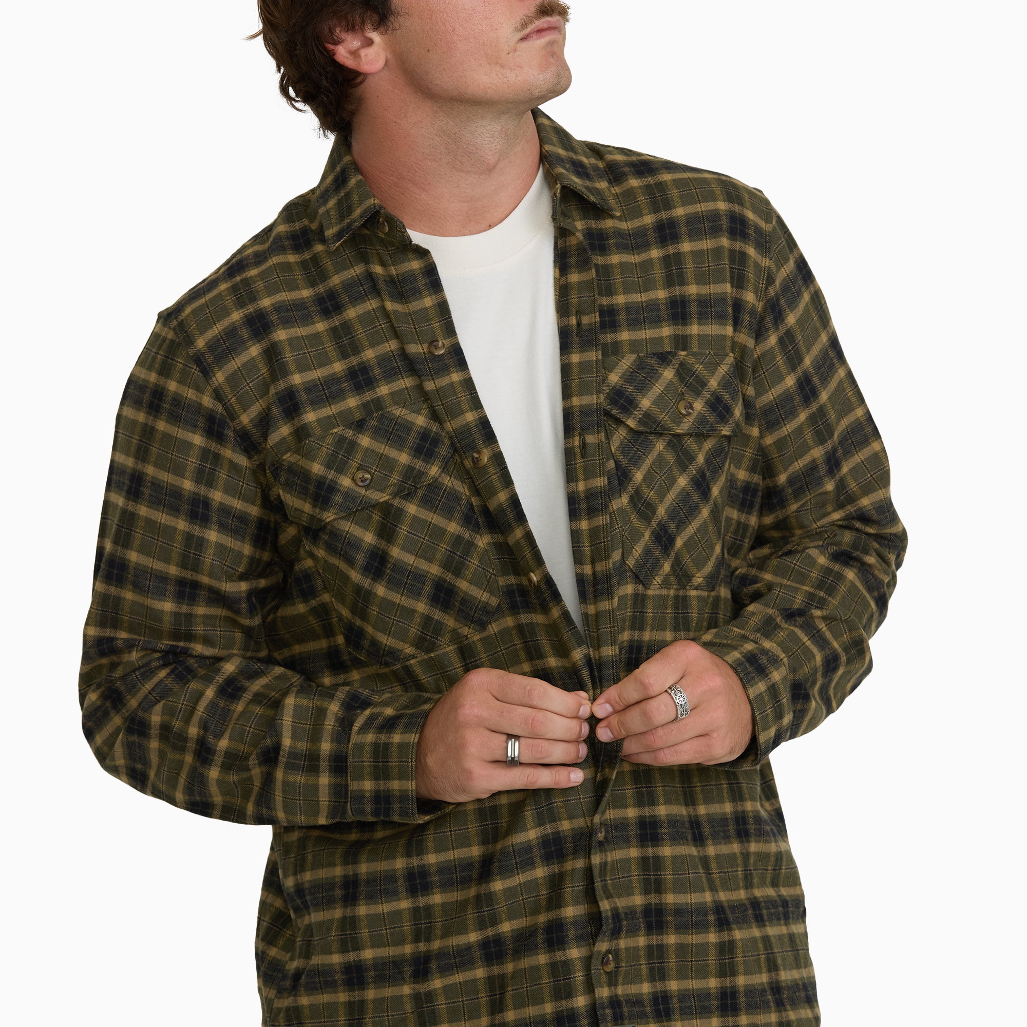 Long Sleeve Flannel Work Shirt - Image 6