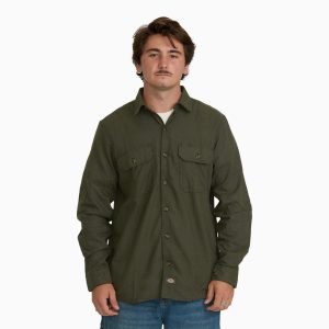 Long Sleeve Flannel Work Shirt