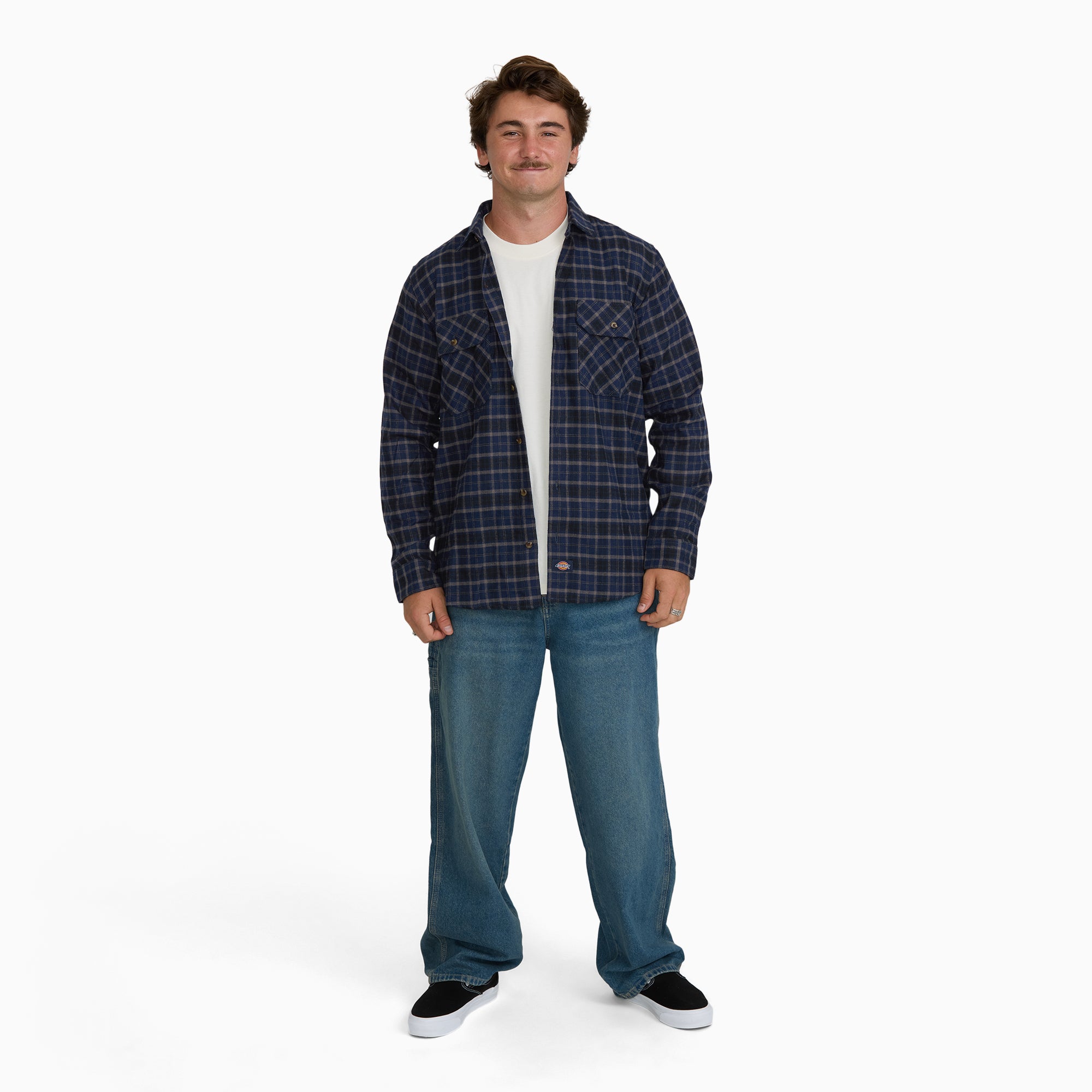 Long Sleeve Flannel Work Shirt - Image 4