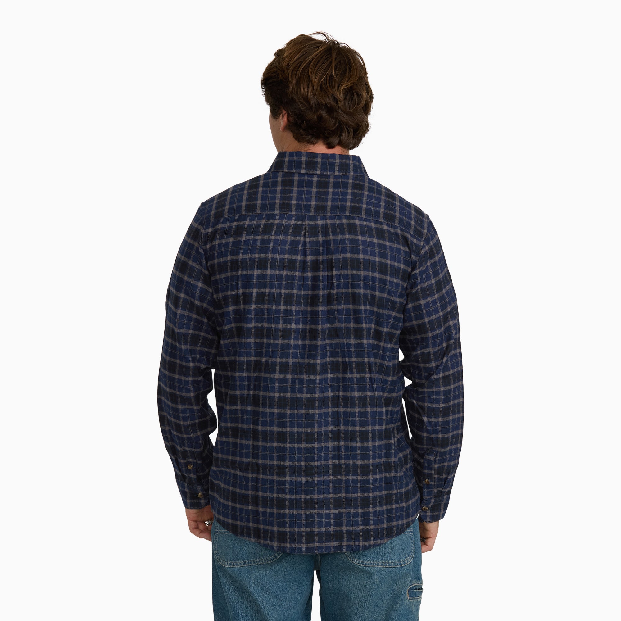 Long Sleeve Flannel Work Shirt - Image 2