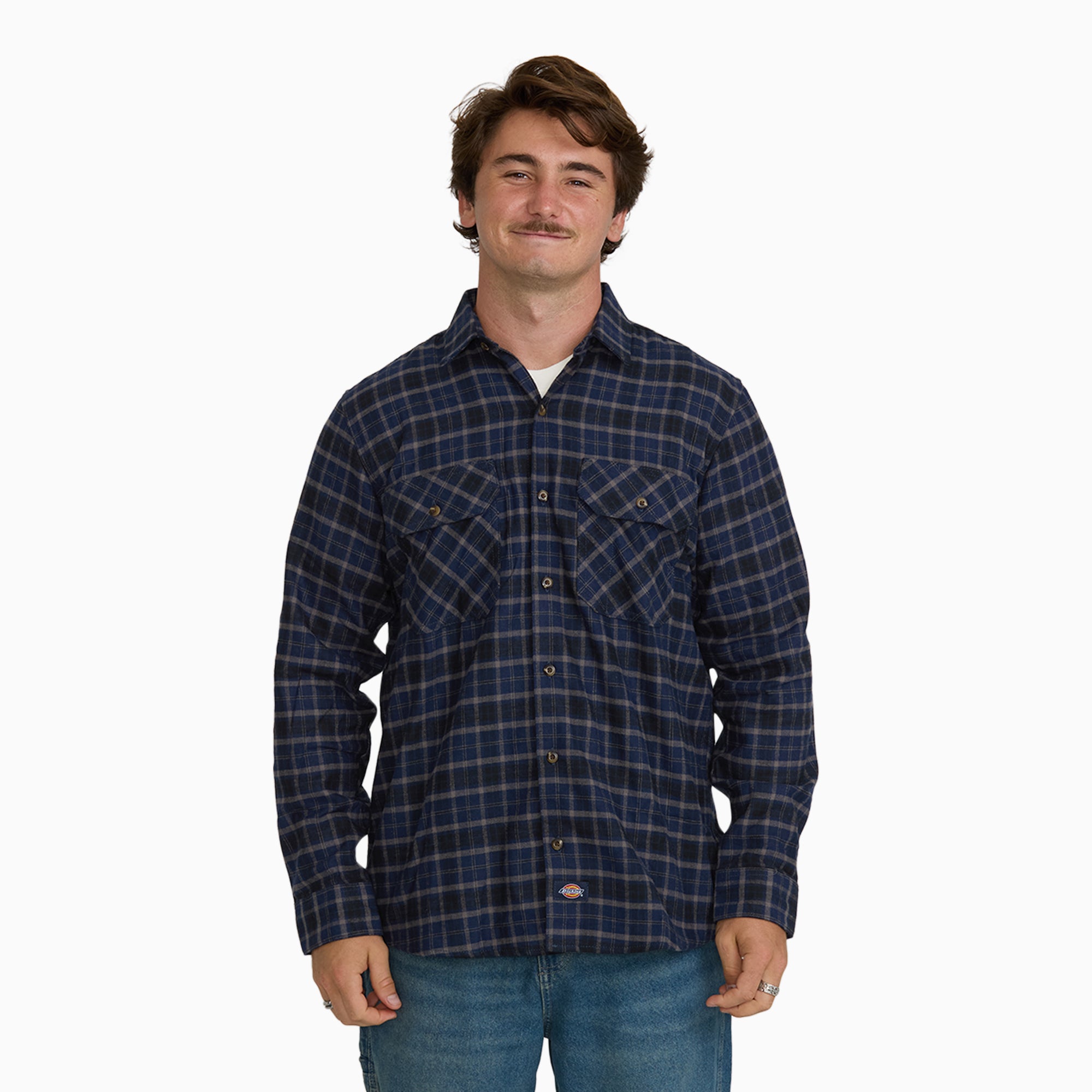 Long Sleeve Flannel Work Shirt