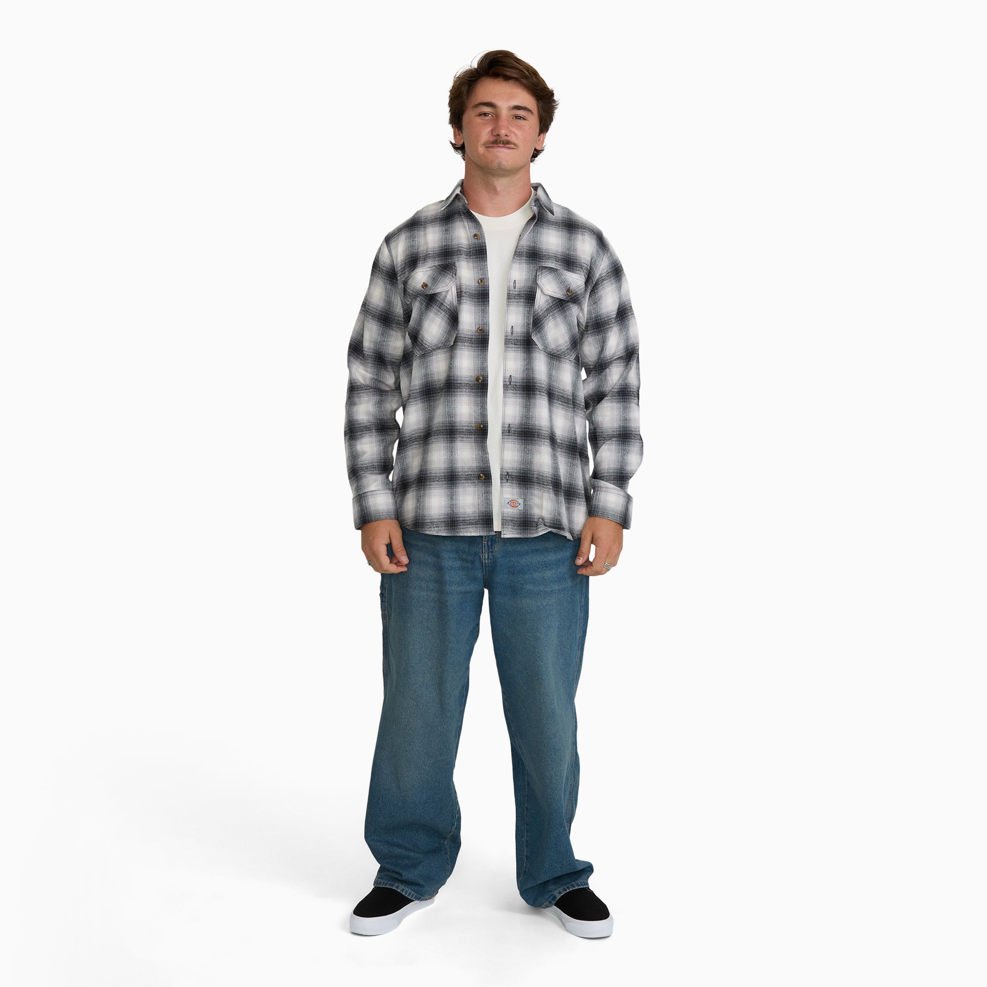 Long Sleeve Flannel Work Shirt - Image 4