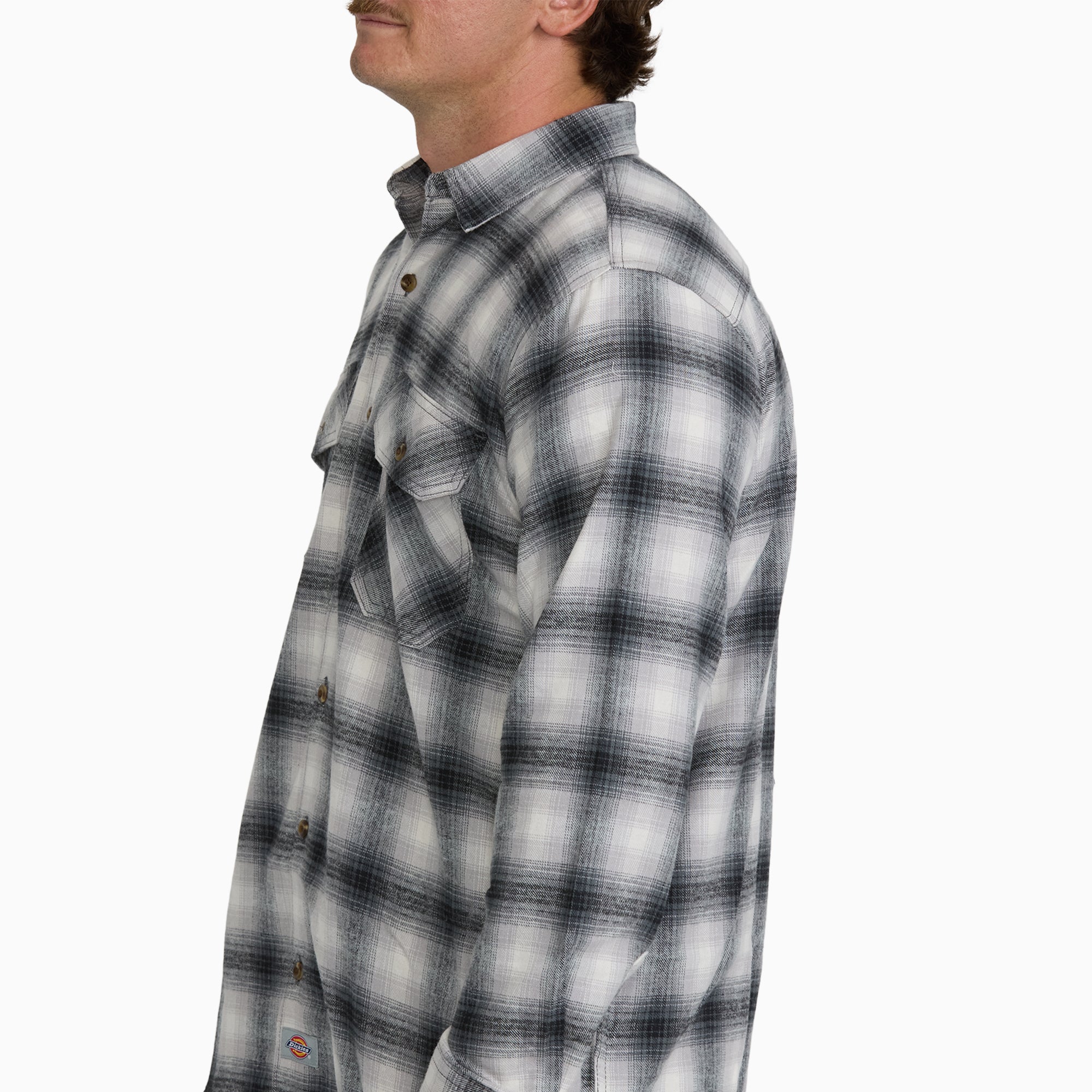 Long Sleeve Flannel Work Shirt - Image 5