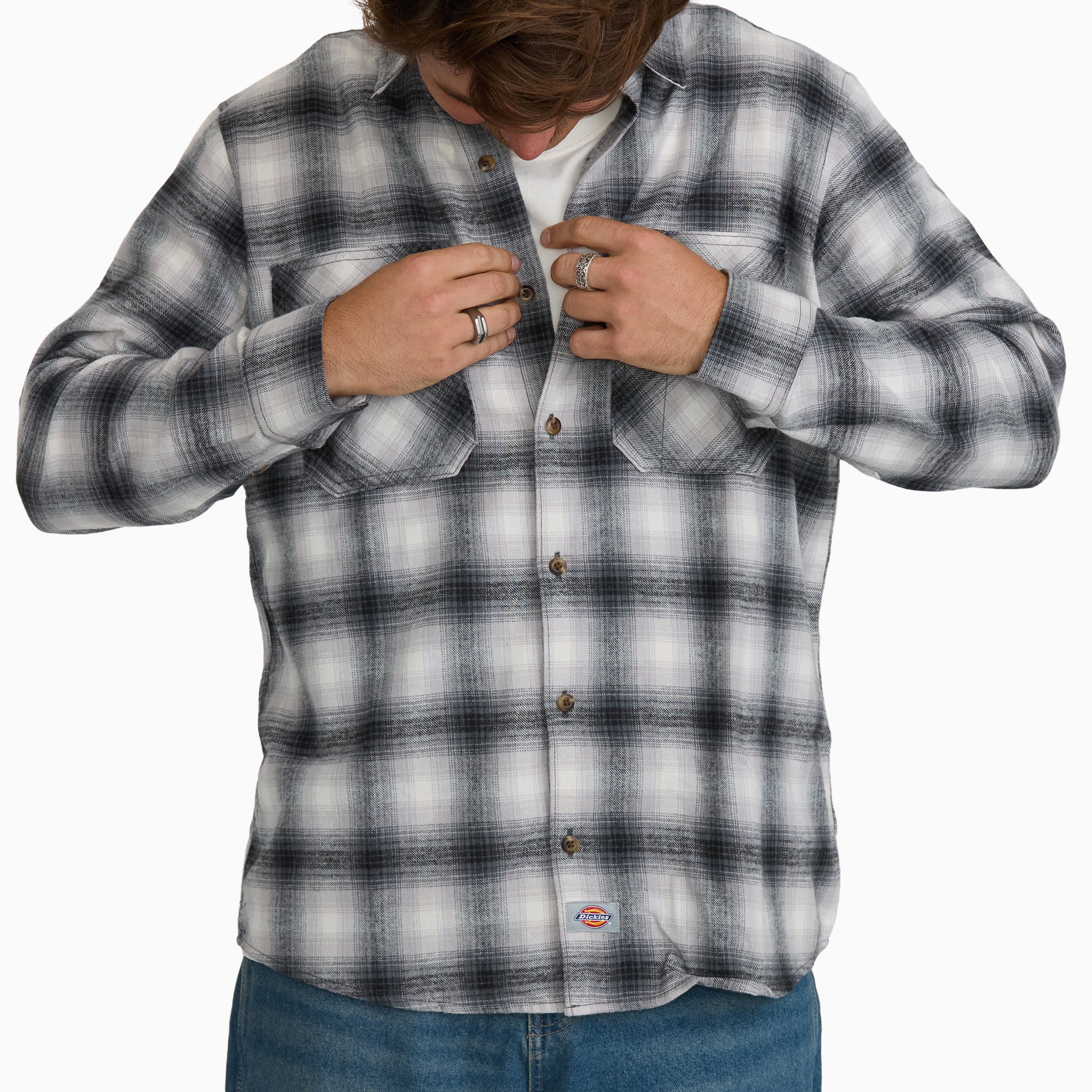 Long Sleeve Flannel Work Shirt - Image 6