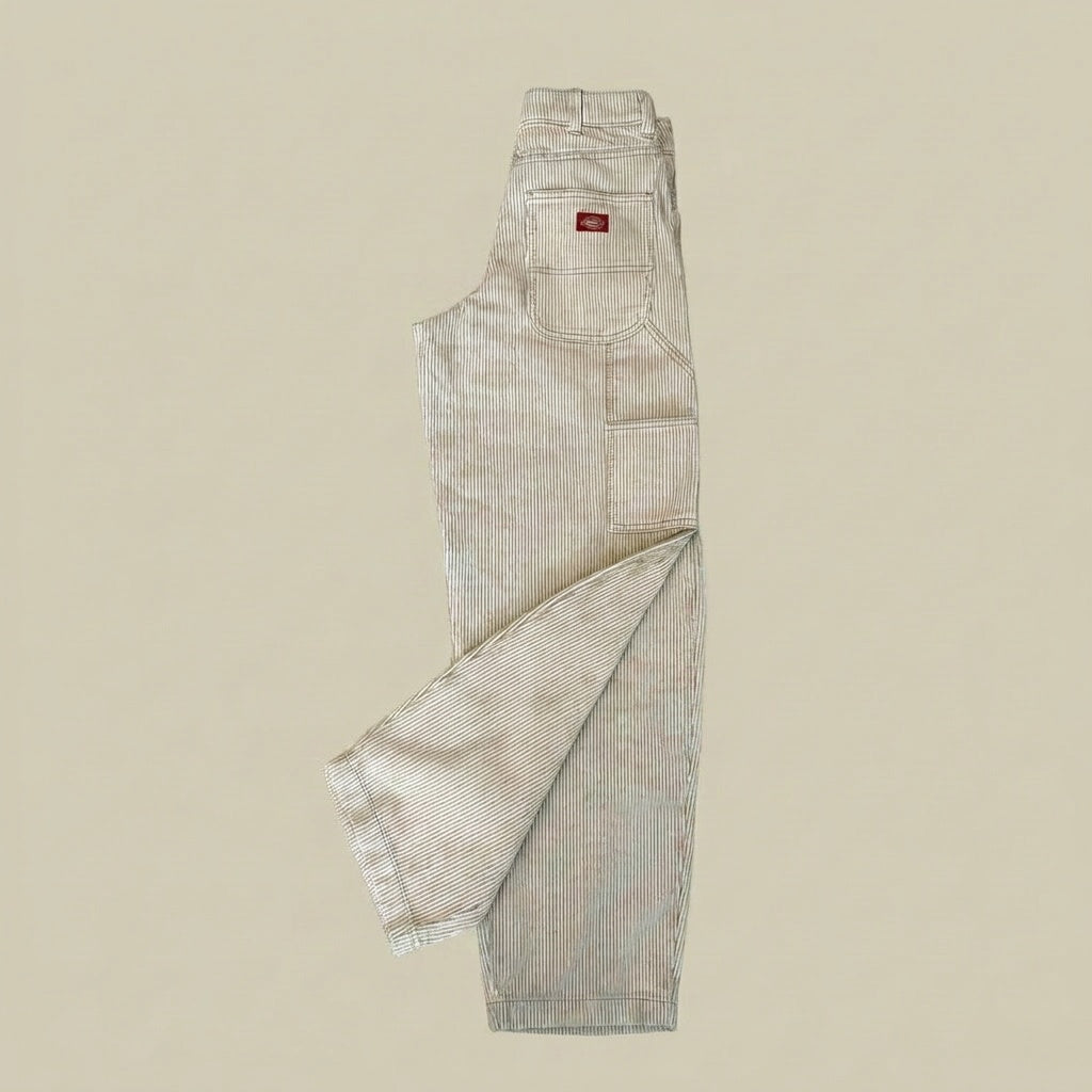 Women's Hickory Loose Straight Carpenter Pants - Image 3