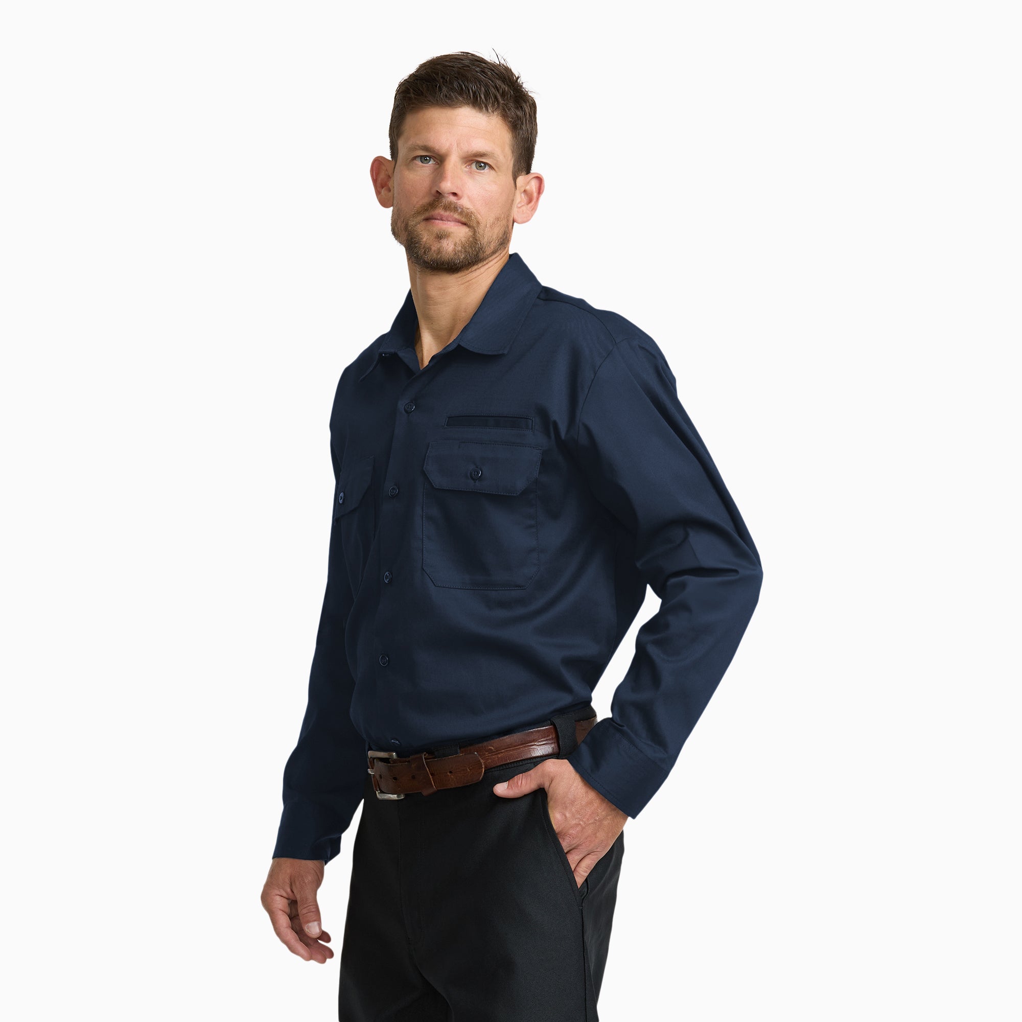 Pro Series Long Sleeve Work Shirt - Image 5
