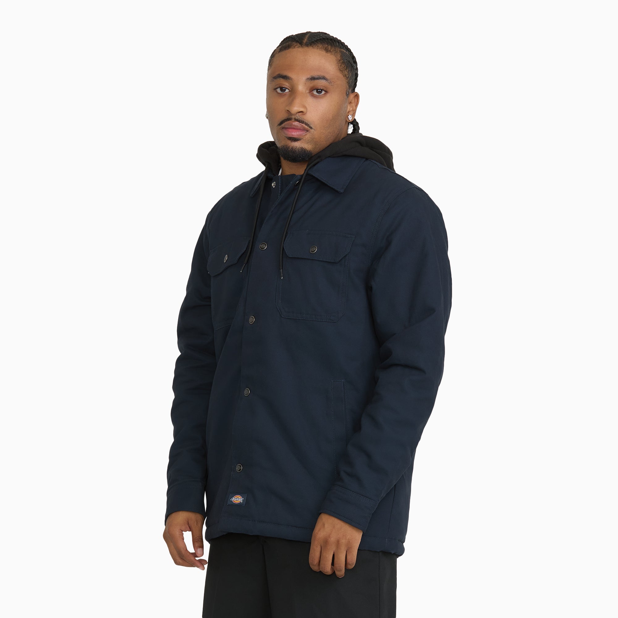 Insulated Duck Hooded Shirt Jacket - Image 3