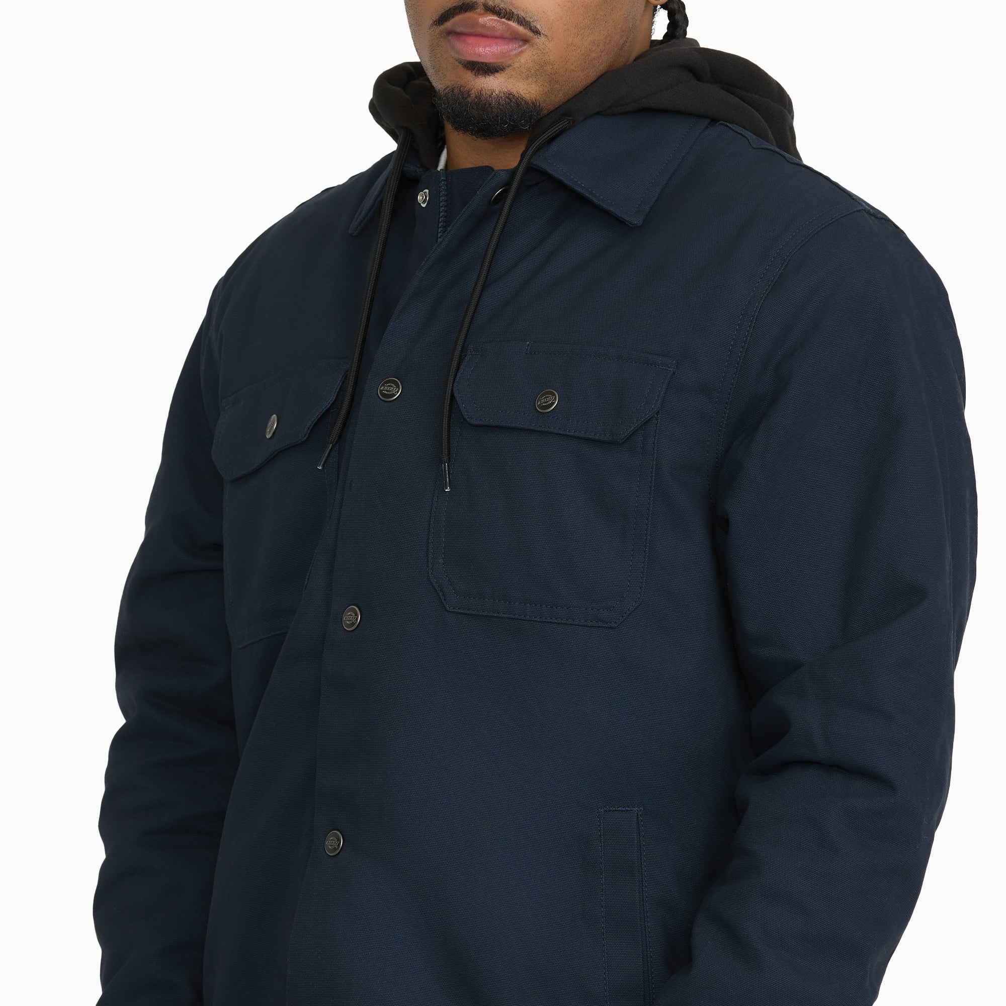 Insulated Duck Hooded Shirt Jacket - Image 5