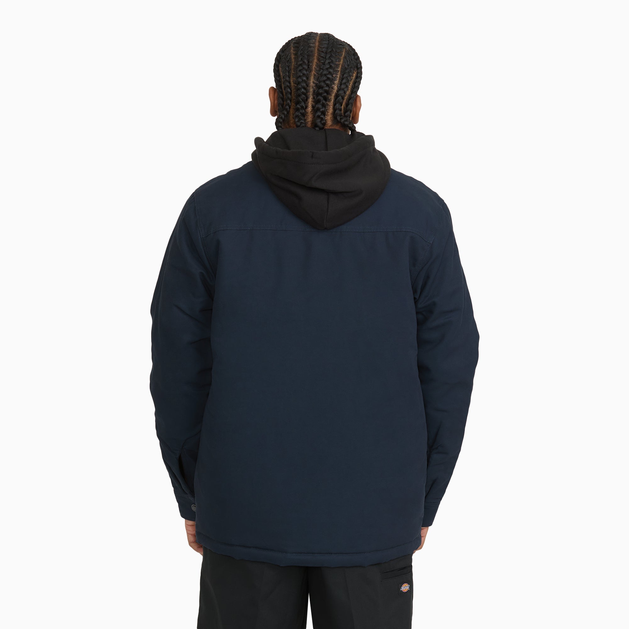 Insulated Duck Hooded Shirt Jacket - Image 2