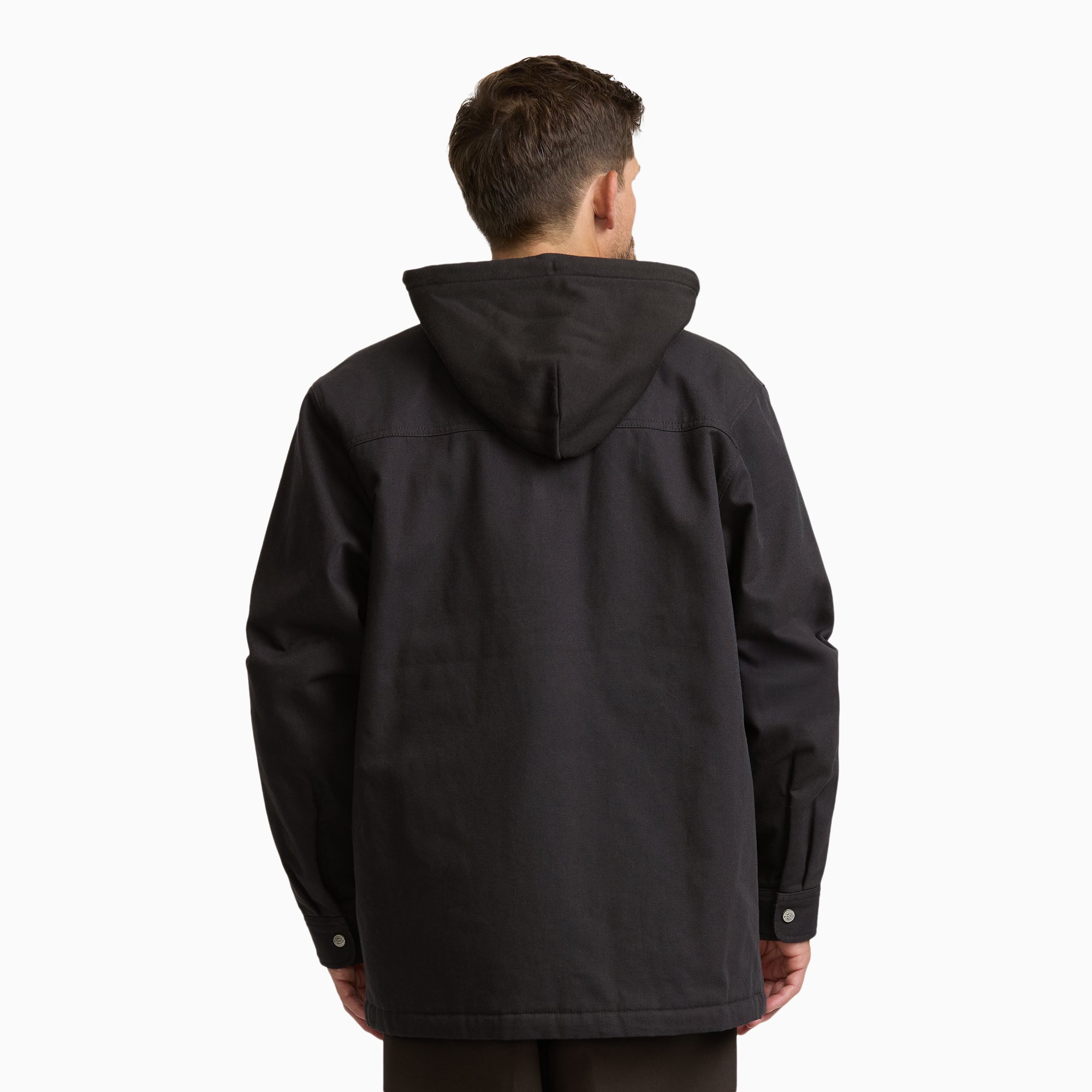Insulated Duck Hooded Shirt Jacket - Image 2