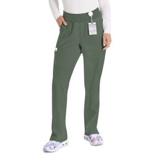 Women's EDS Essentials Natural Rise Tapered Leg Pull-On Scrub Pant