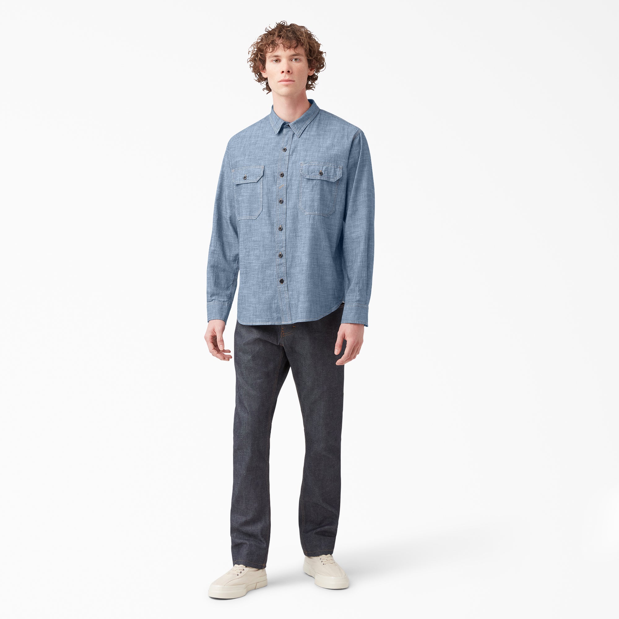 Dickies 1922 Long Sleeve Work Shirt - Image 4
