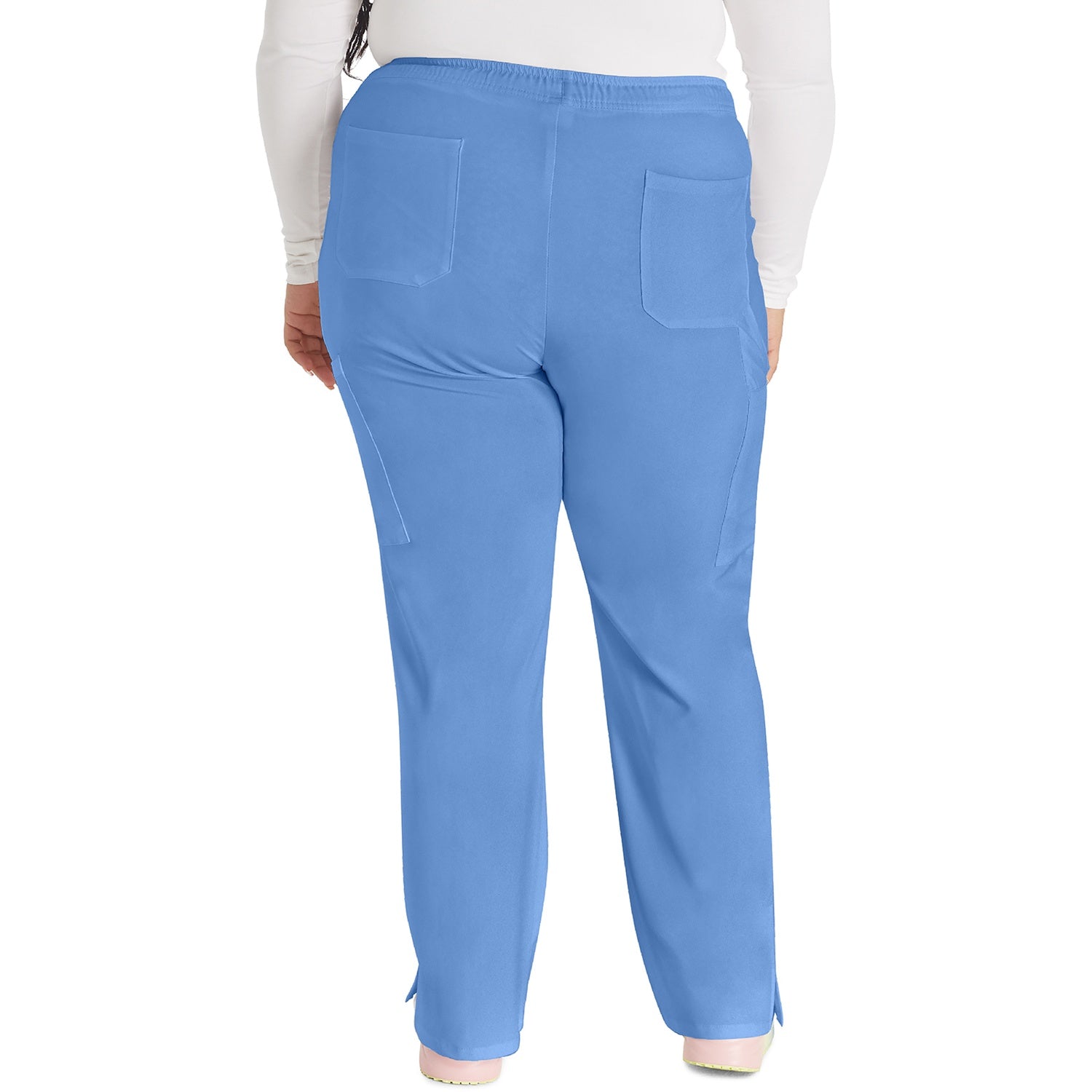 Women's EDS Essentials Mid Rise Straight Leg Drawstring Scrub Pant - Image 2