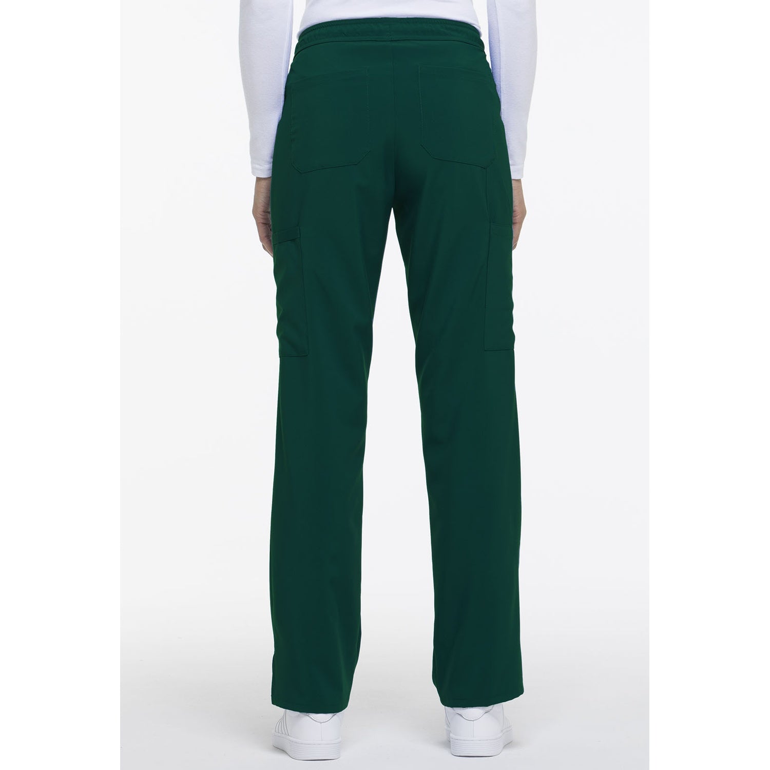Women's EDS Essentials Mid Rise Straight Leg Drawstring Scrub Pant - Image 2