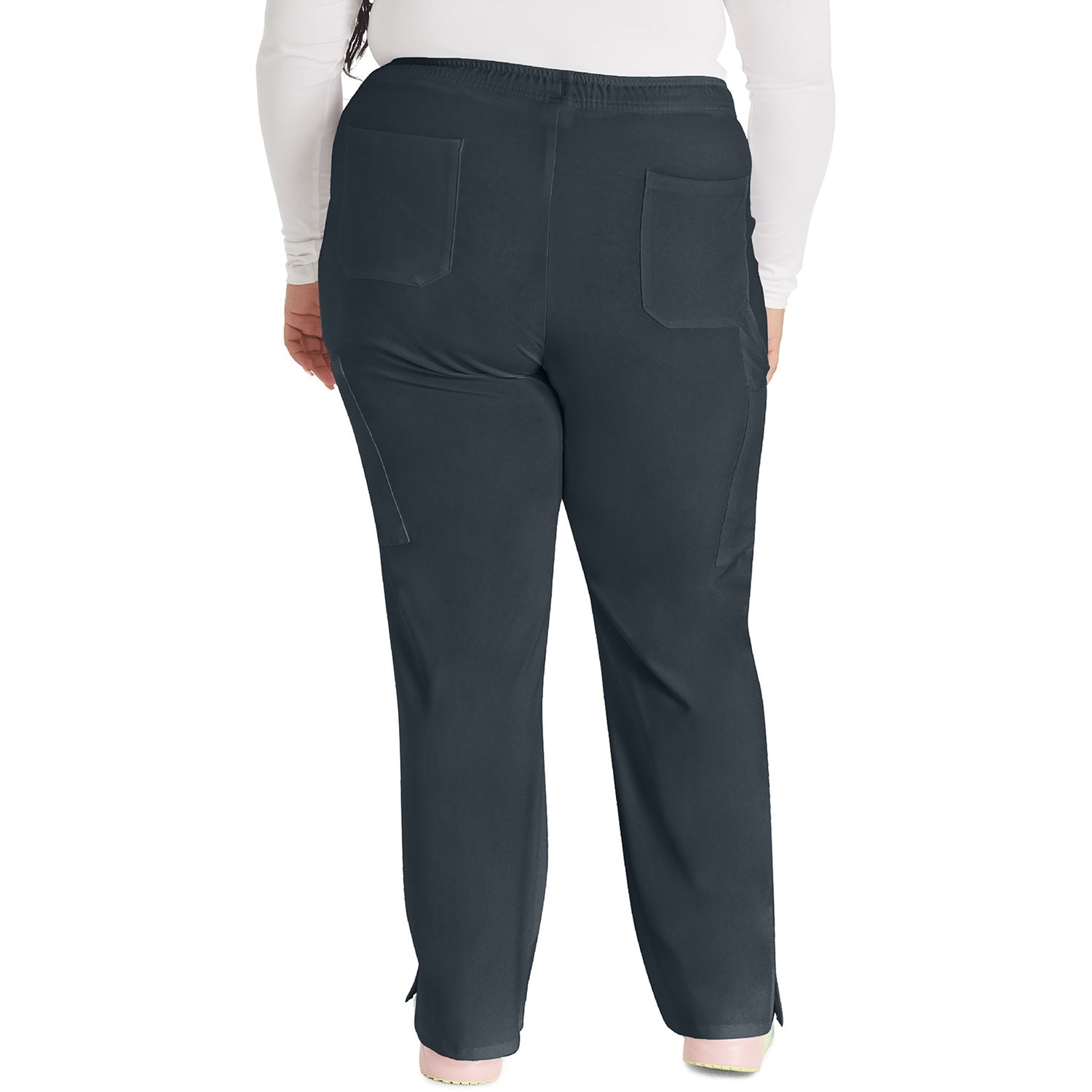Women's EDS Essentials Mid Rise Straight Leg Drawstring Scrub Pant - Image 2