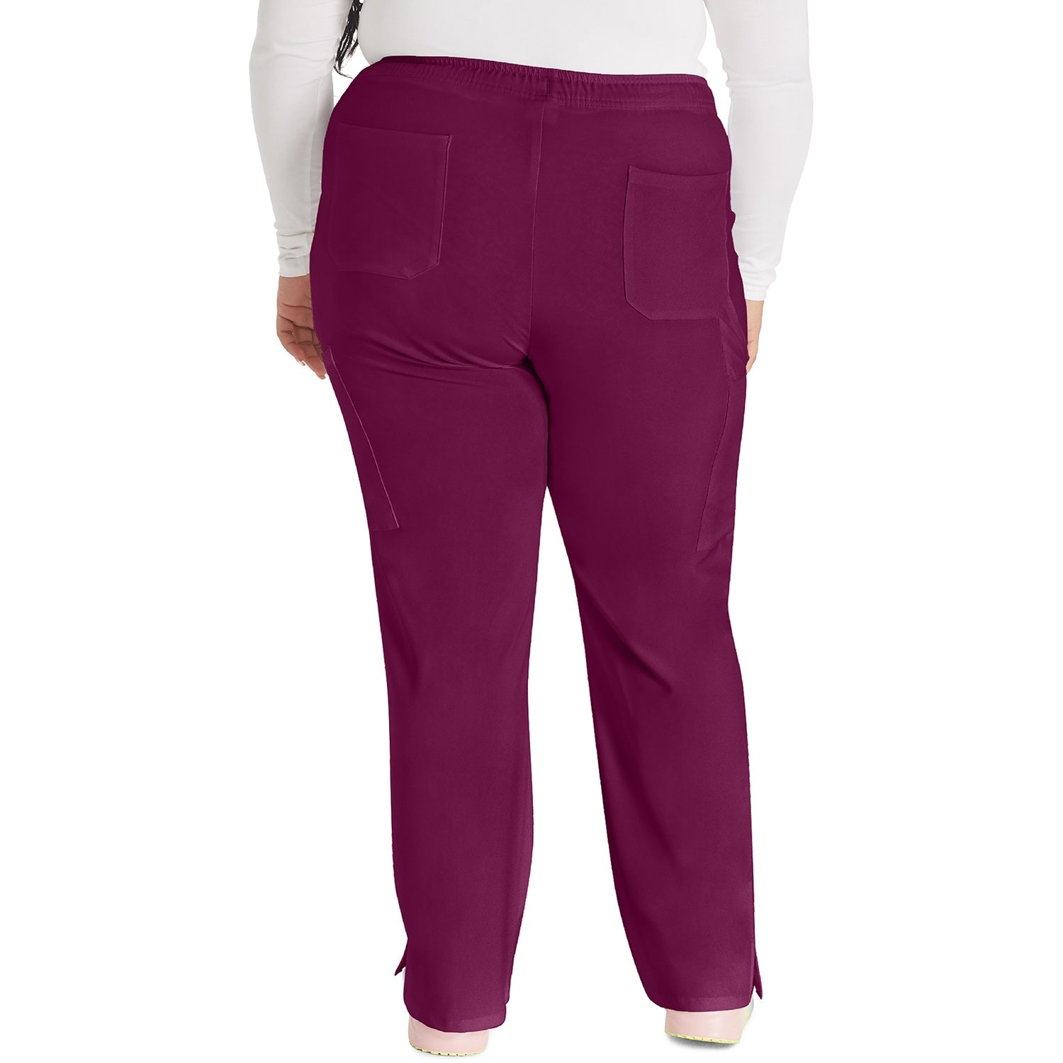 Women's EDS Essentials Mid Rise Straight Leg Drawstring Scrub Pant - Image 2