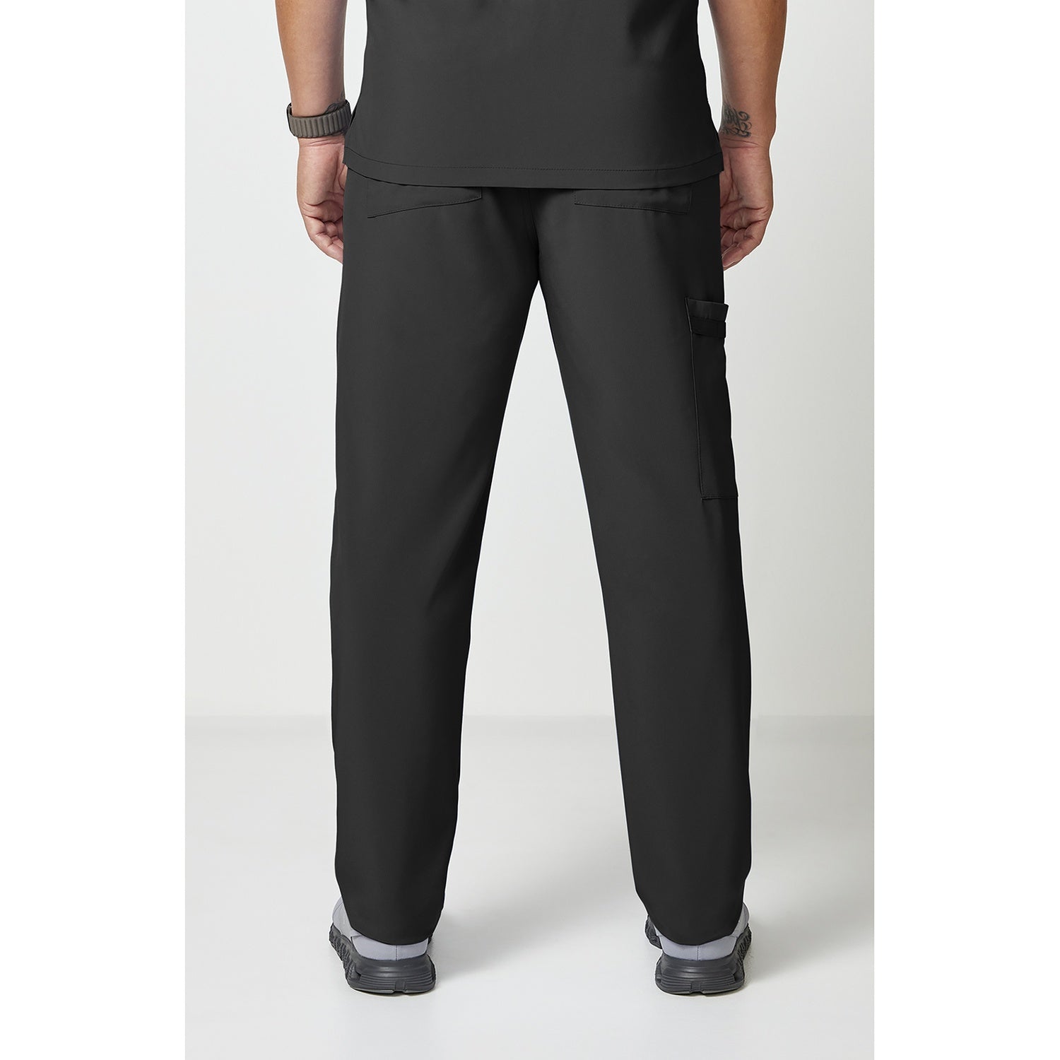 Unisex EDS Essentials Natural Rise Tapered Leg Scrub Pant - Image 2