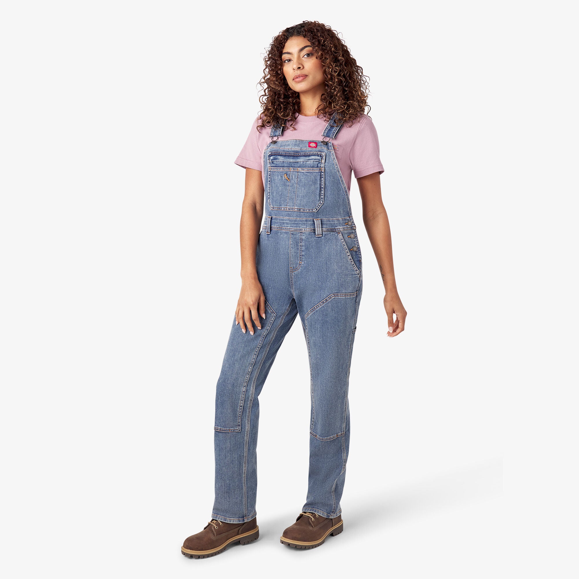 Women's Double Front Bib Overalls - Image 3