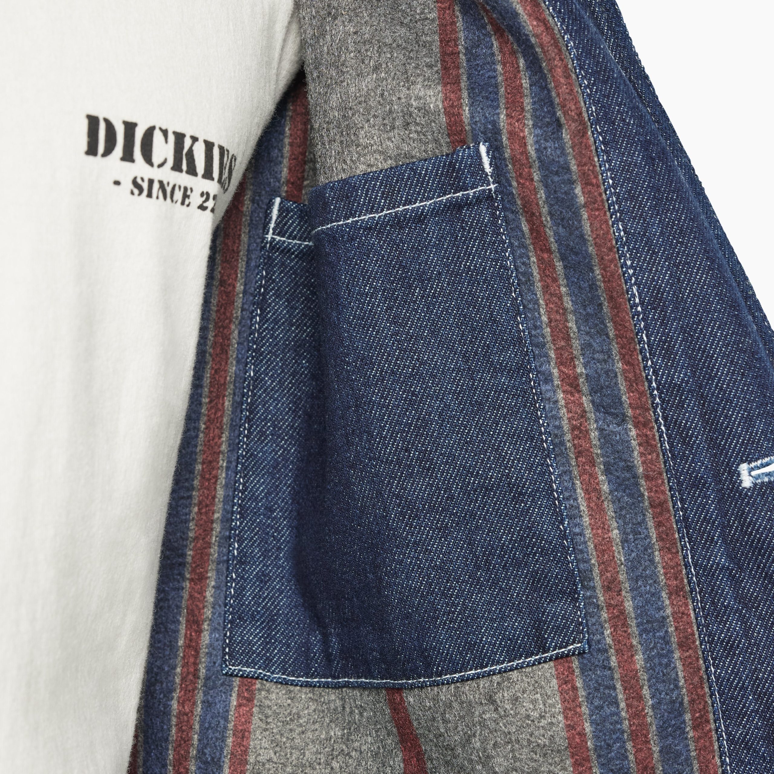 Blanket Lined Denim Chore Coat - Image 8