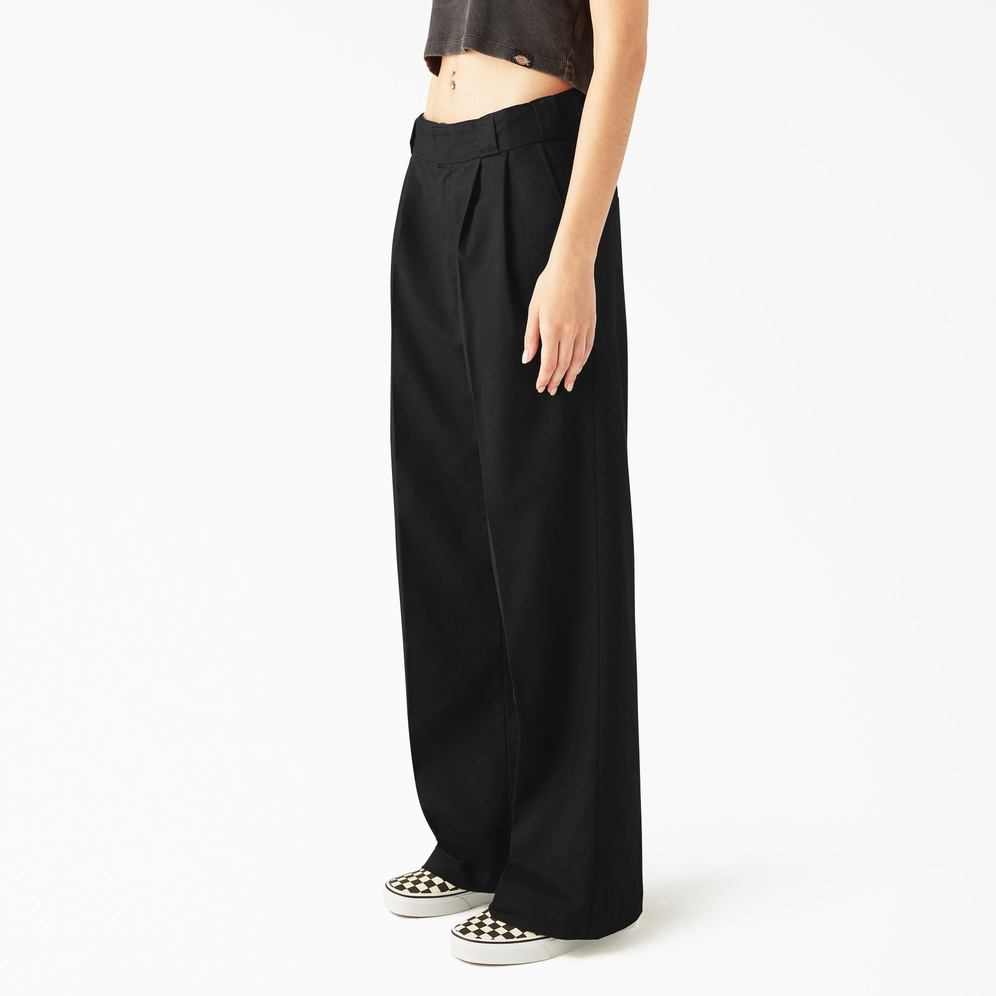 Women's Pleated Work Pants - Image 3