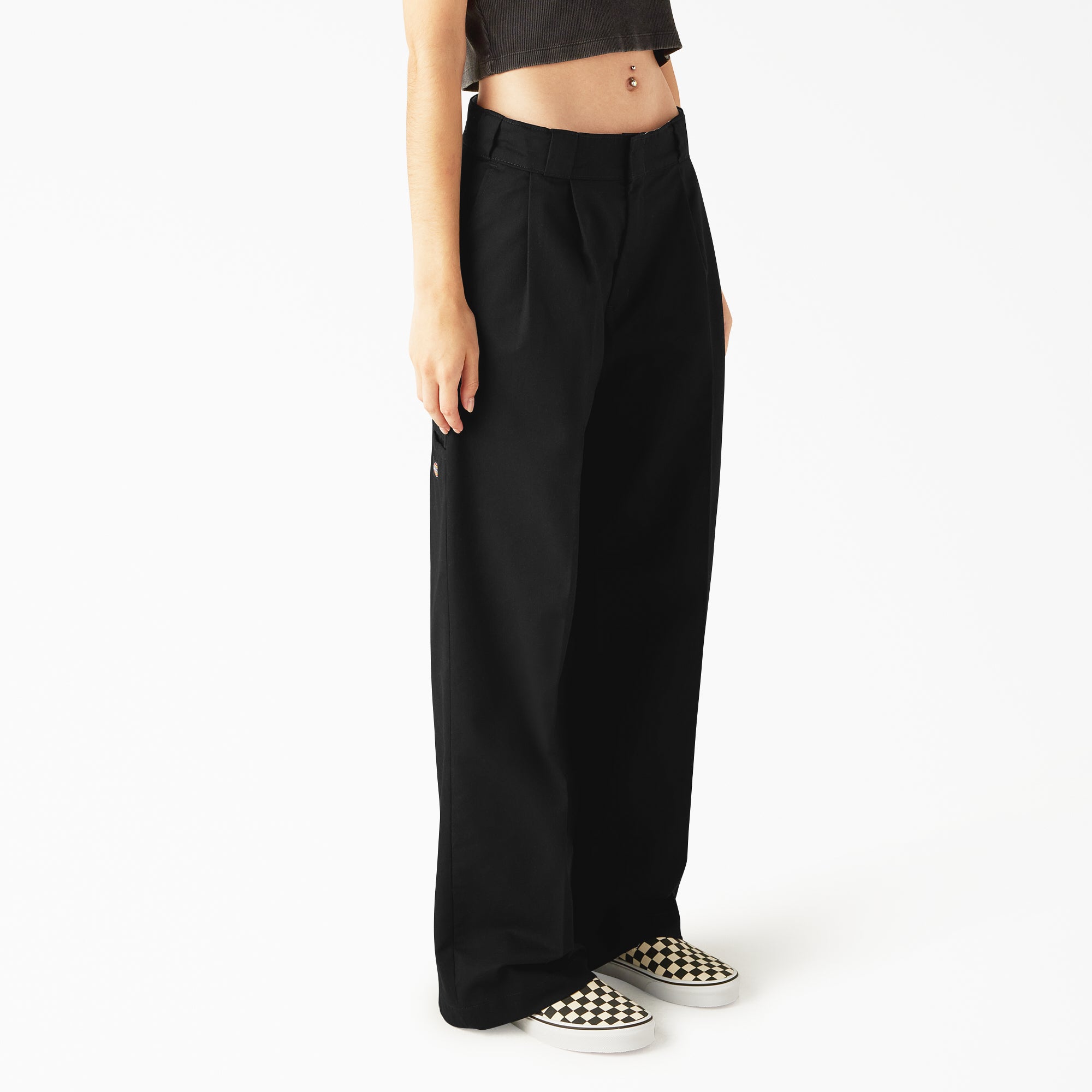 Women's Pleated Work Pants - Image 4