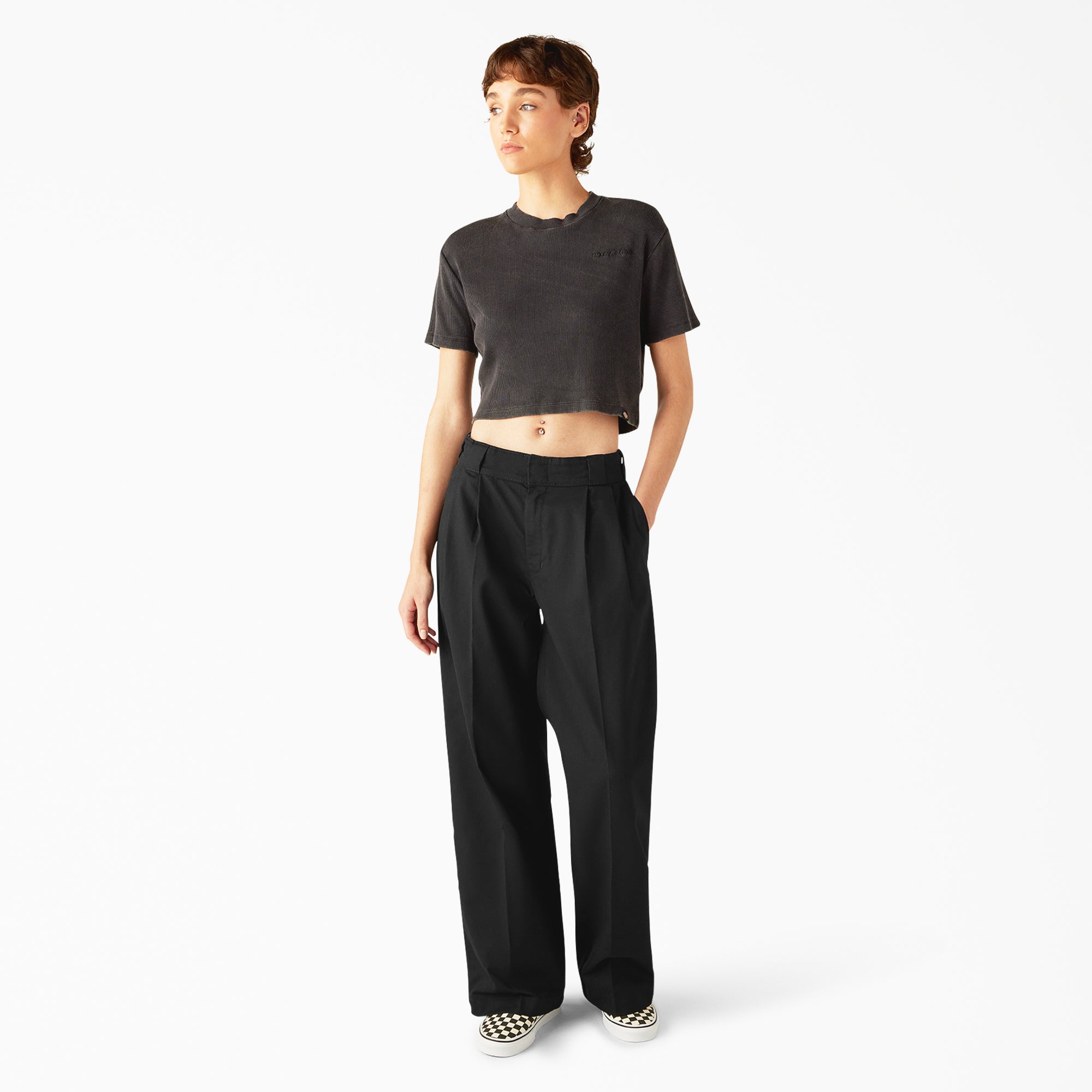 Women's Pleated Work Pants - Image 5