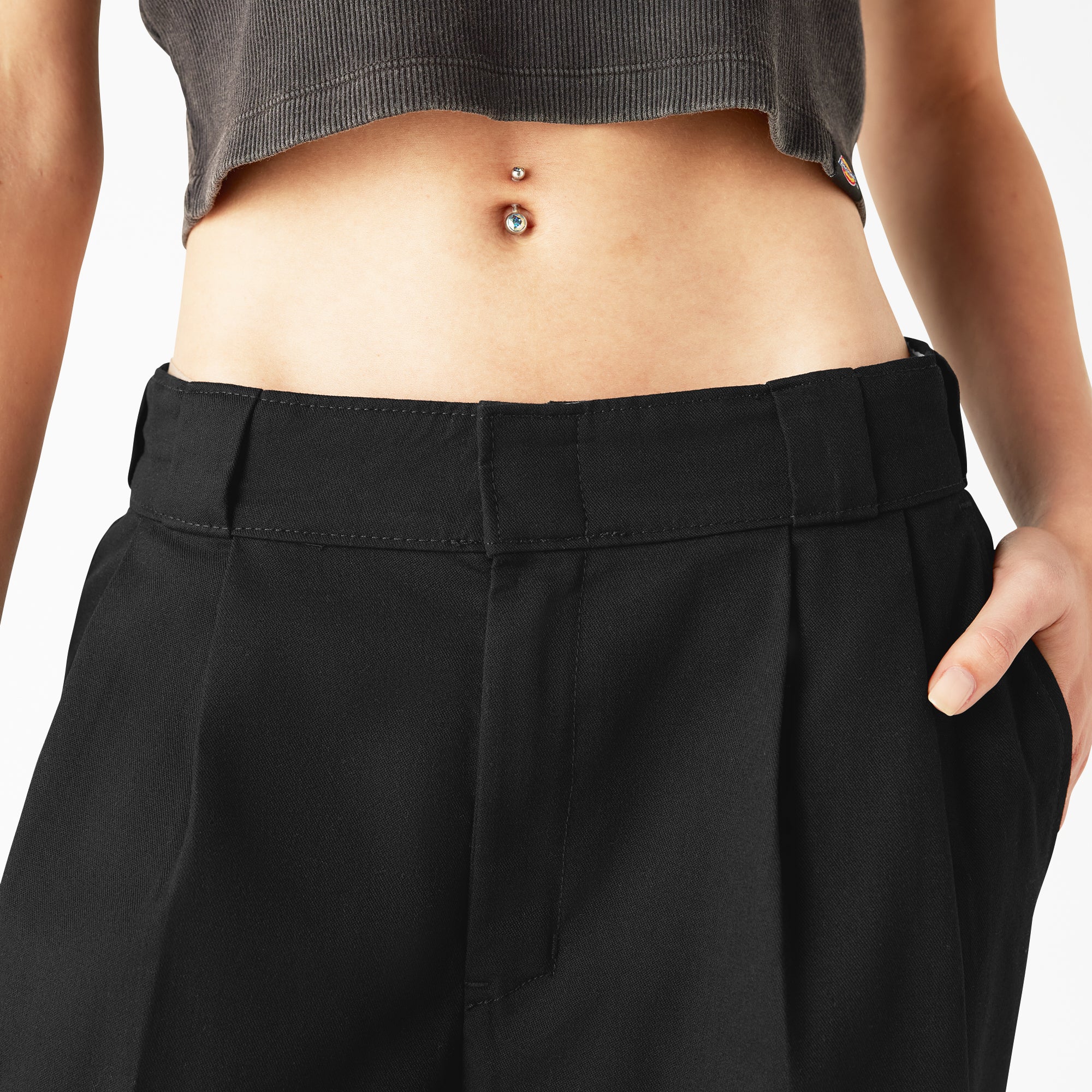 Women's Pleated Work Pants - Image 7