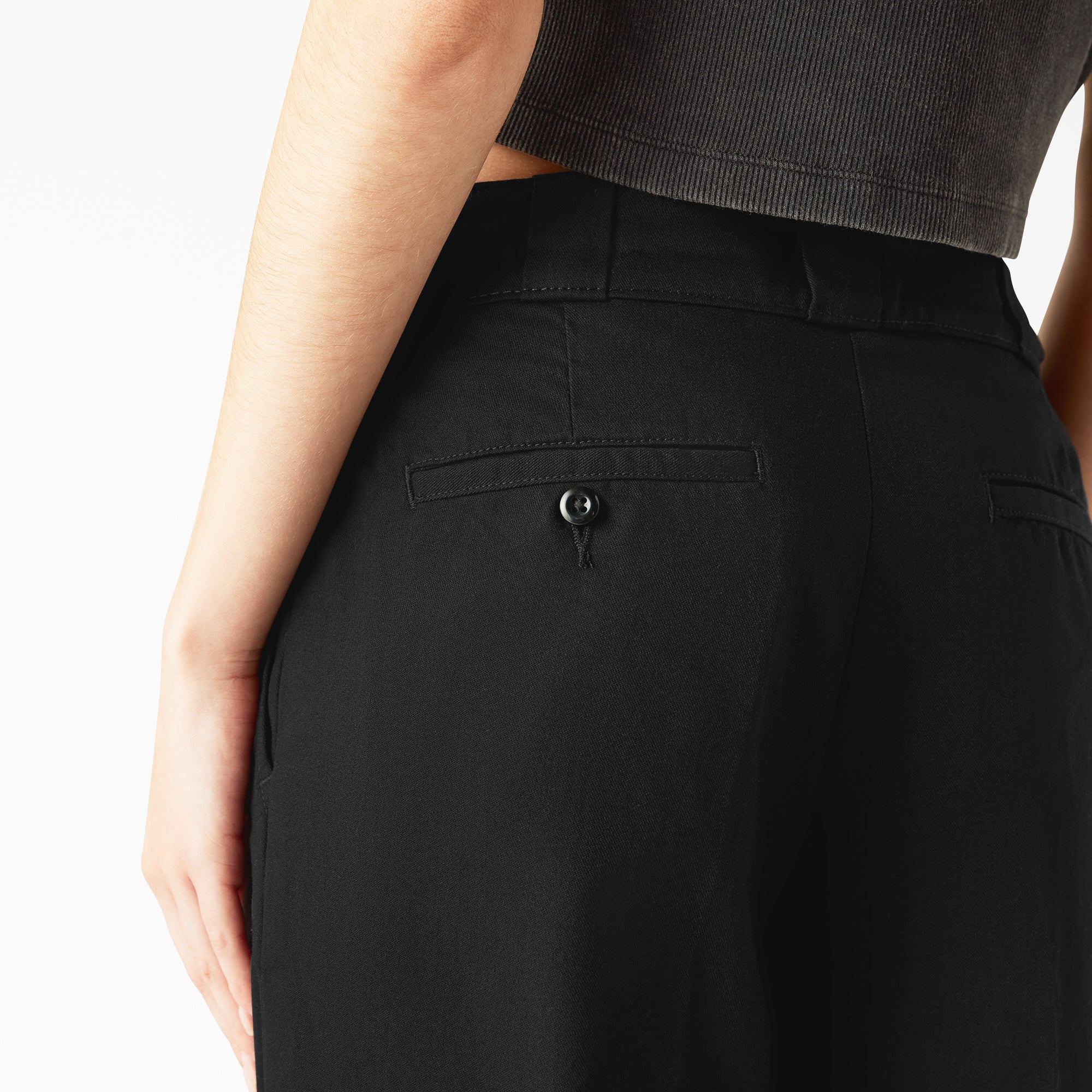 Women's Pleated Work Pants - Image 9