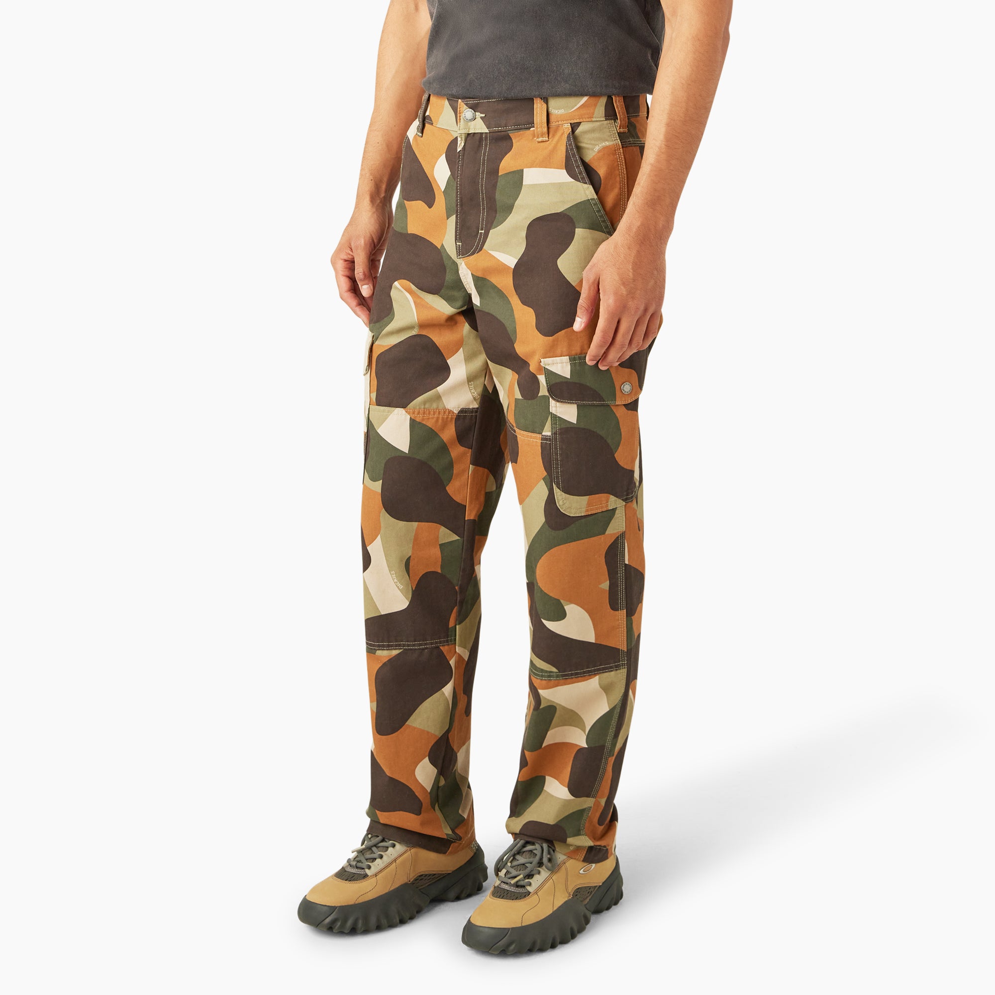 Camo Print Duck Cargo Pants - Image 3