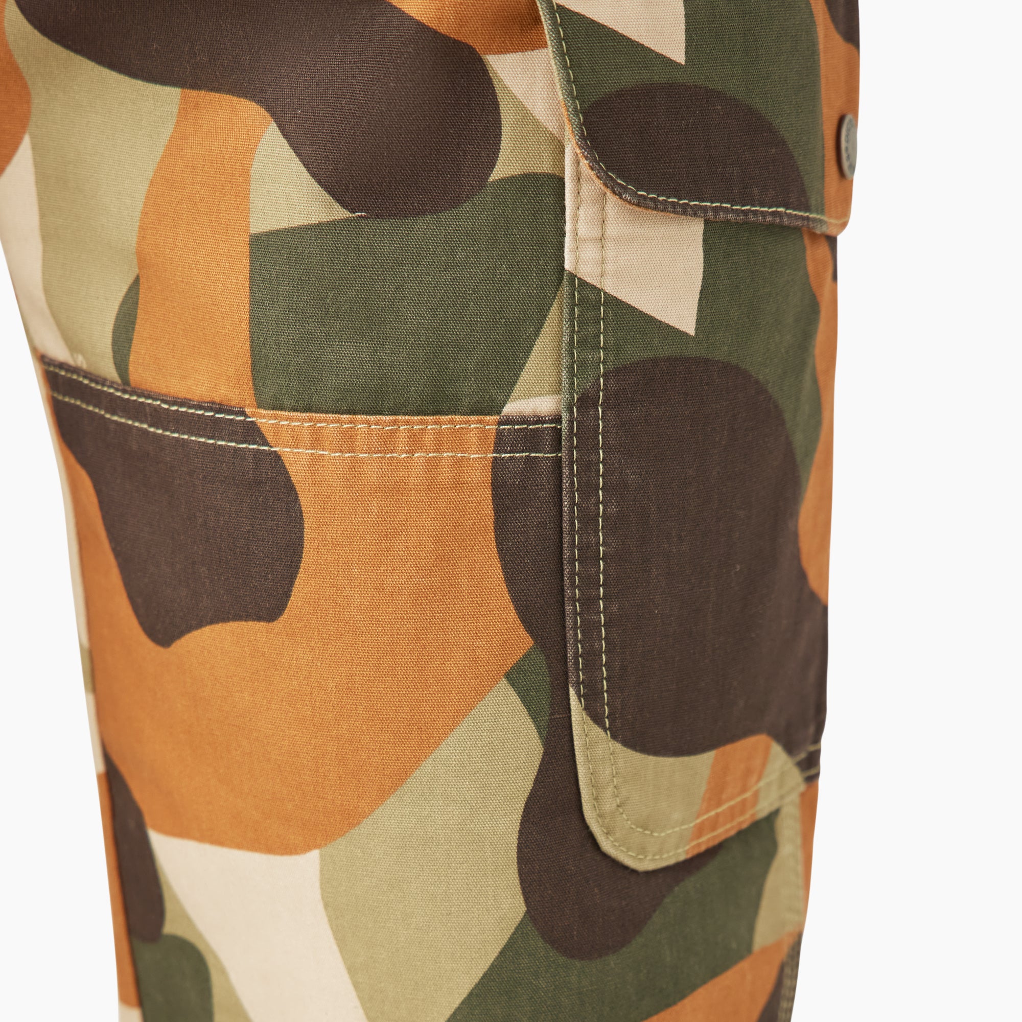 Camo Print Duck Cargo Pants - Image 10