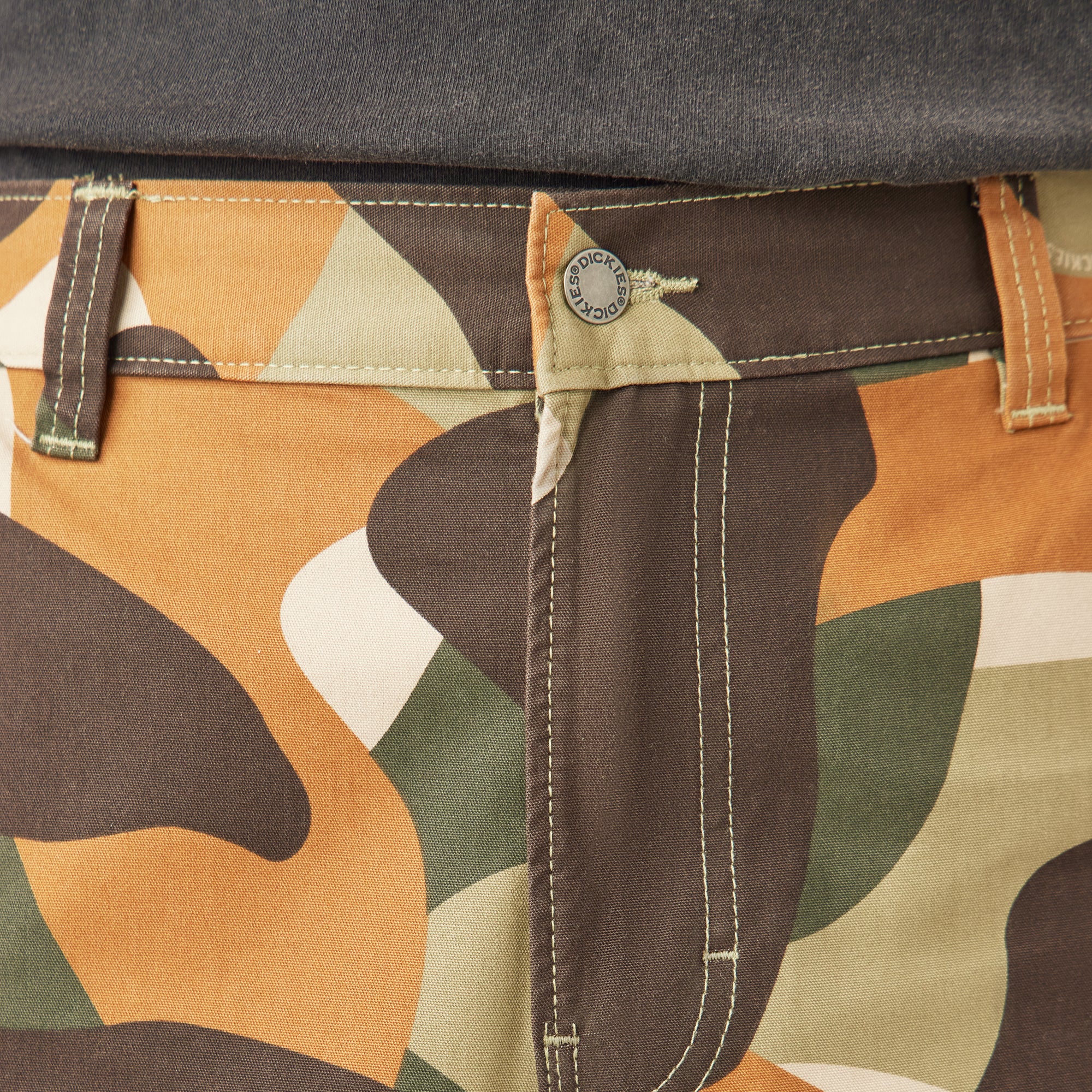 Camo Print Duck Cargo Pants - Image 9