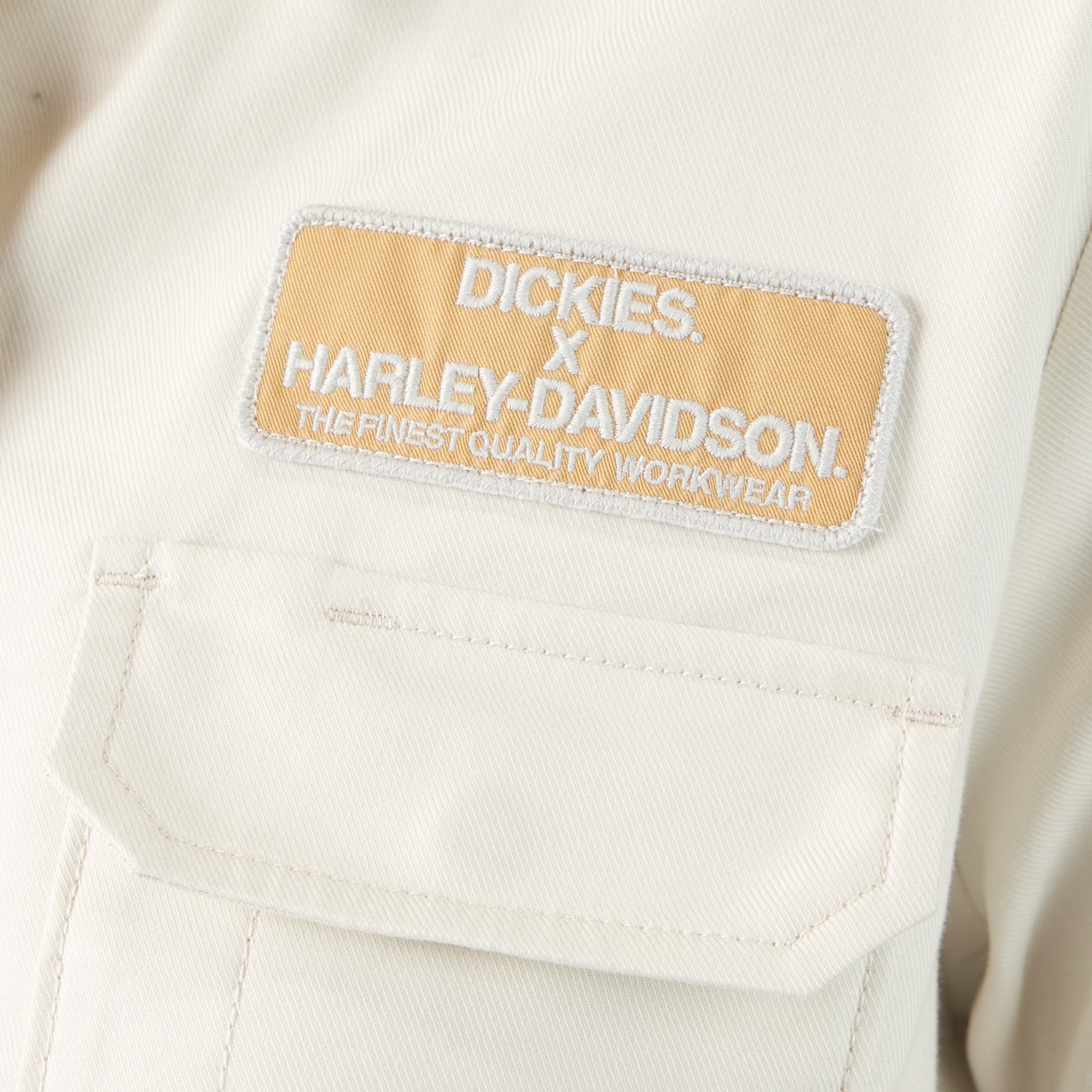 Dickies x Harley-Davidson Women's Eagle Cropped Work Shirt - Image 6