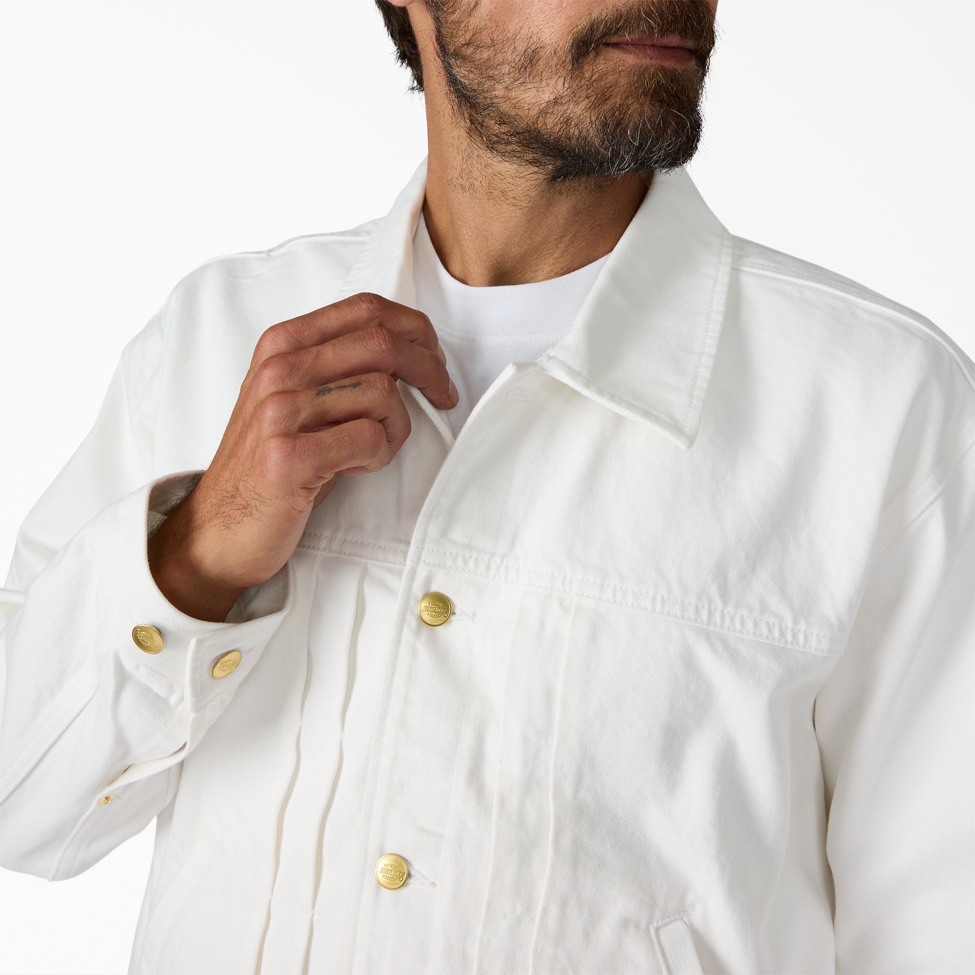 Selvedge Pleated Denim Jacket - Image 6