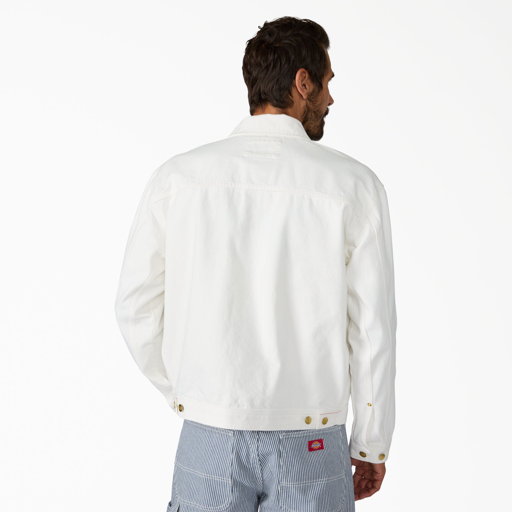 Selvedge Pleated Denim Jacket - Image 2