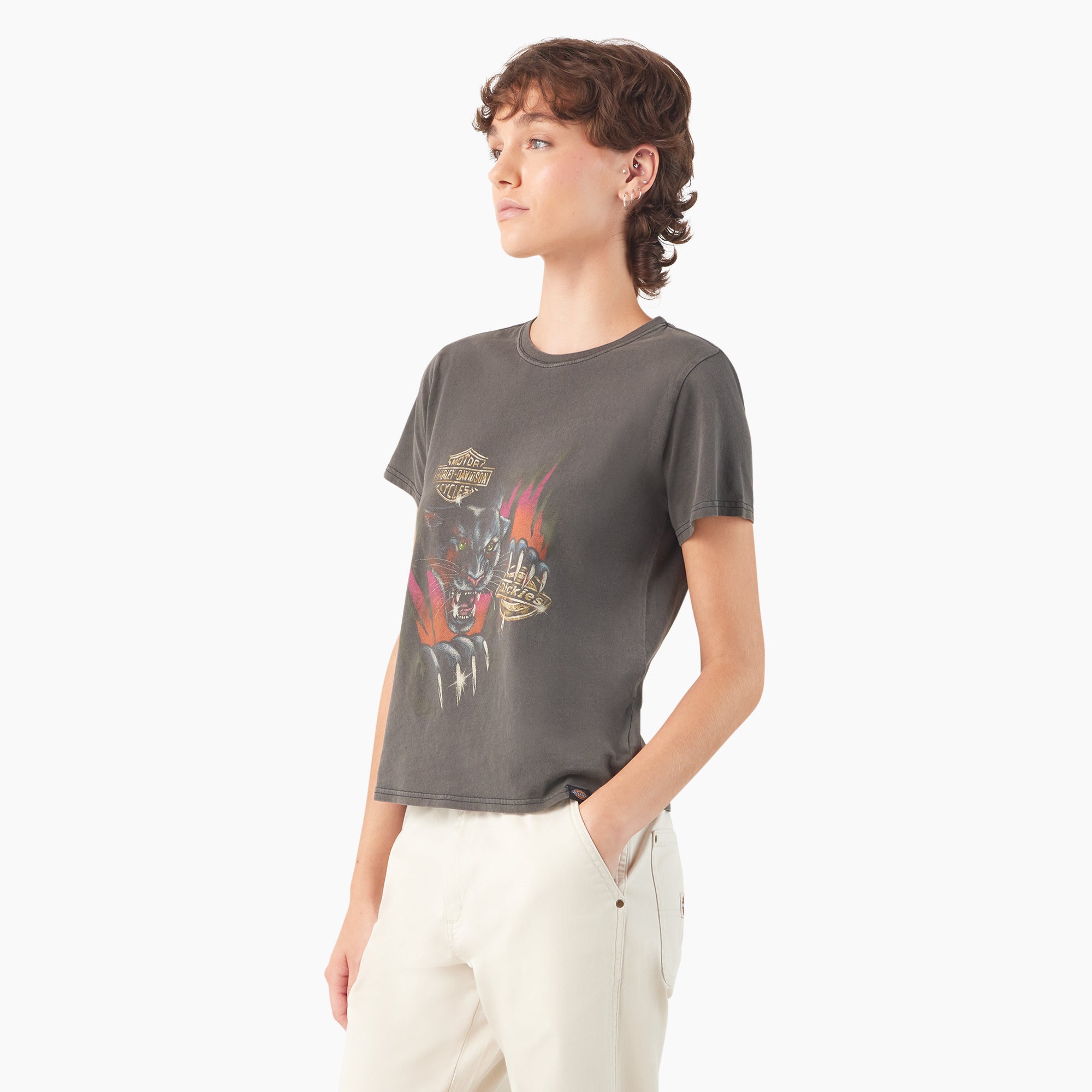 Dickies x Harley-Davidson Women's Panther City T-Shirt - Image 3