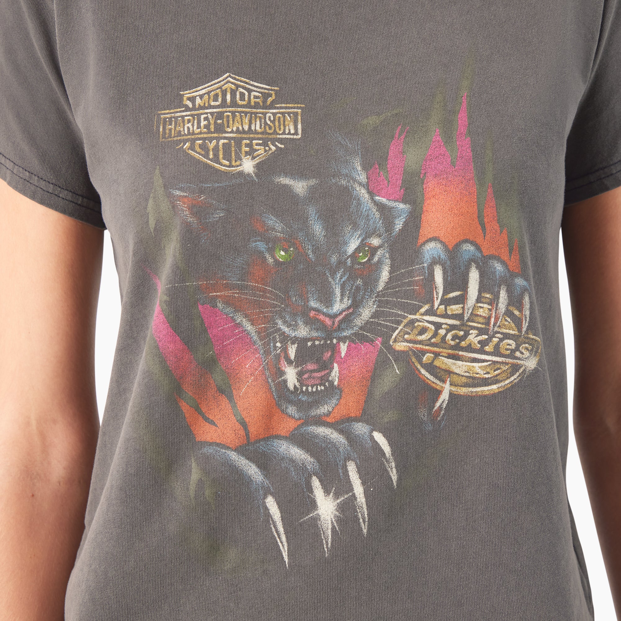 Dickies x Harley-Davidson Women's Panther City T-Shirt - Image 6