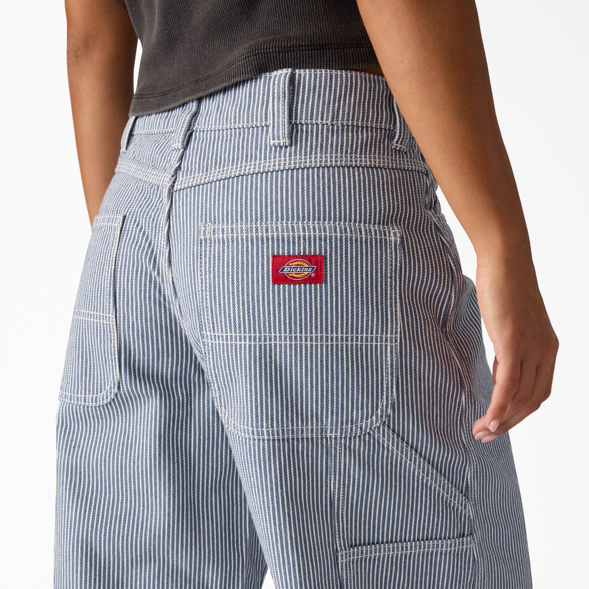 Women's Hickory Loose Straight Carpenter Pants - Image 5